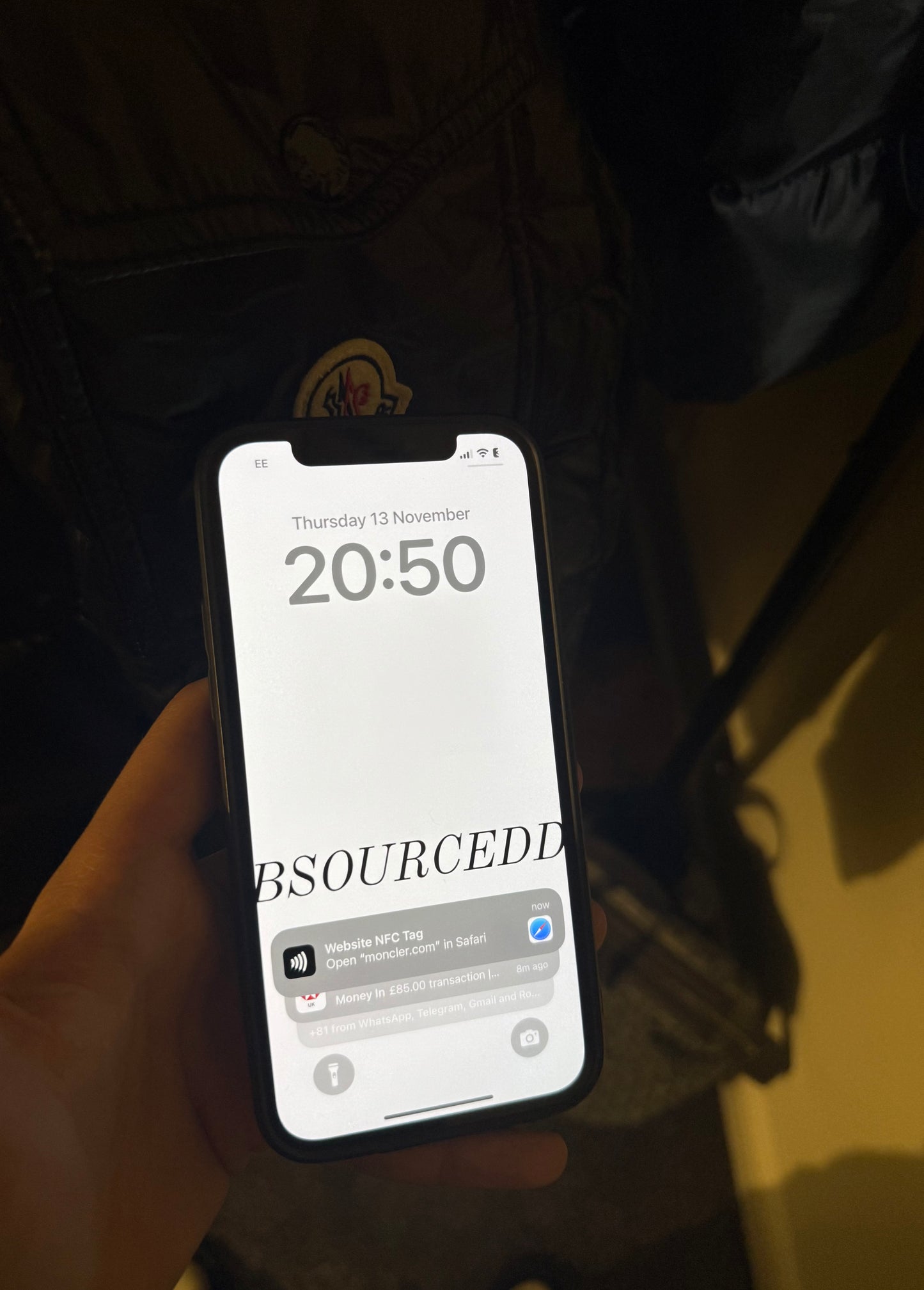 MONCLER MAYA JACKET BLACK