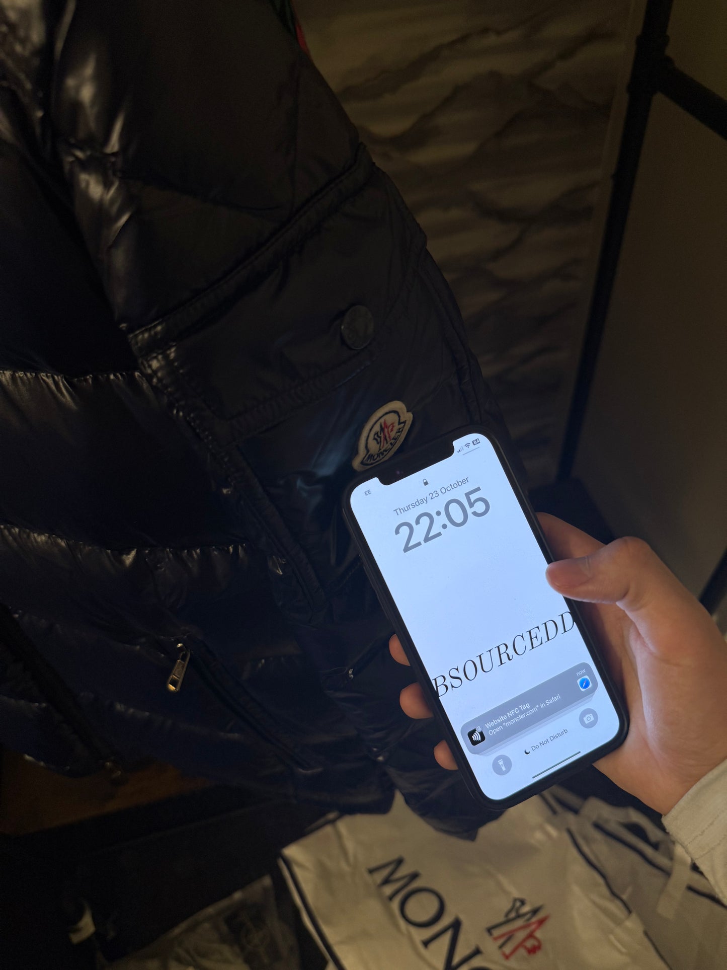 MONCLER MAYA JACKET NAVY