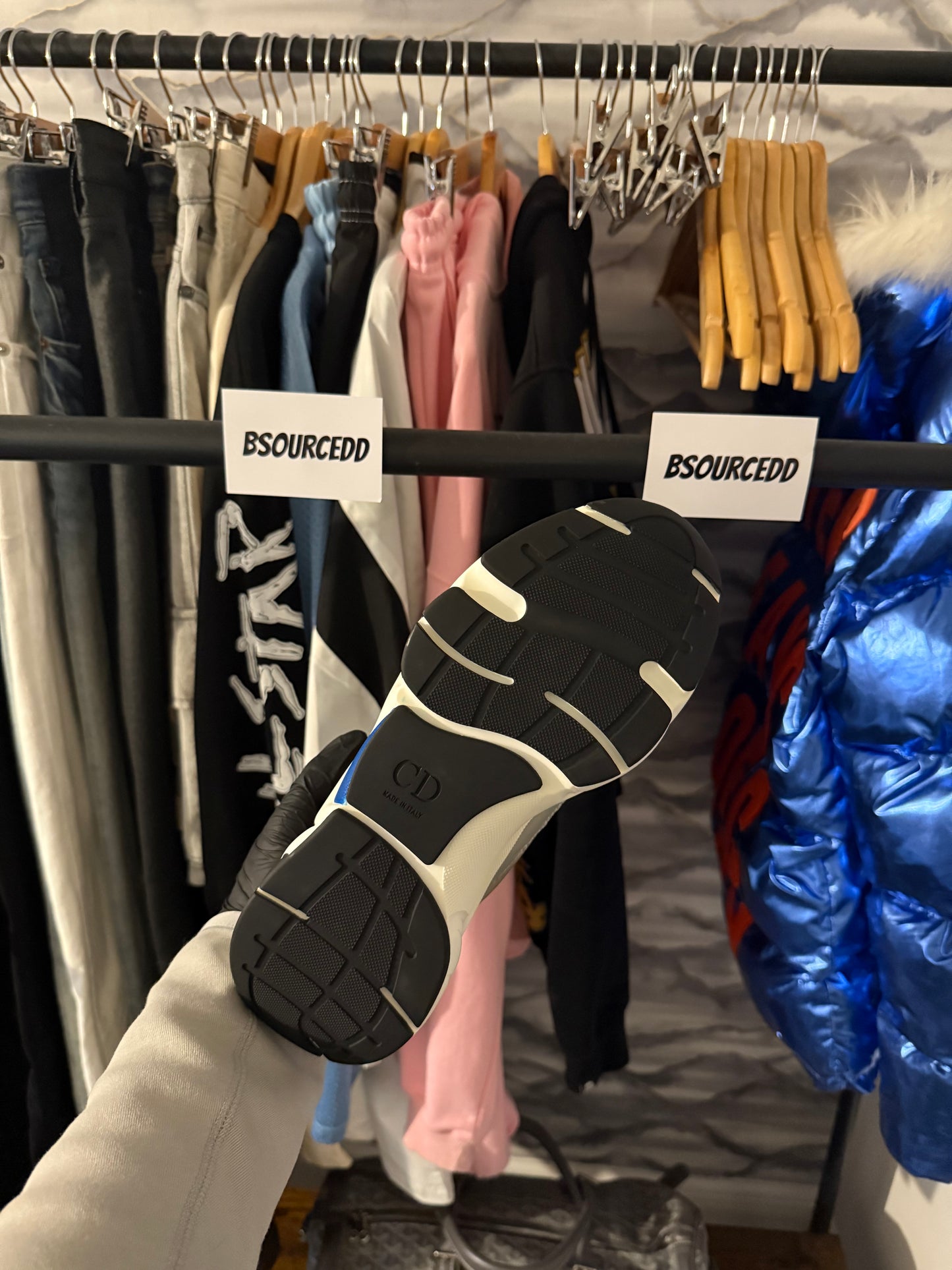 DIOR B22 SKY BLUE AND GREY