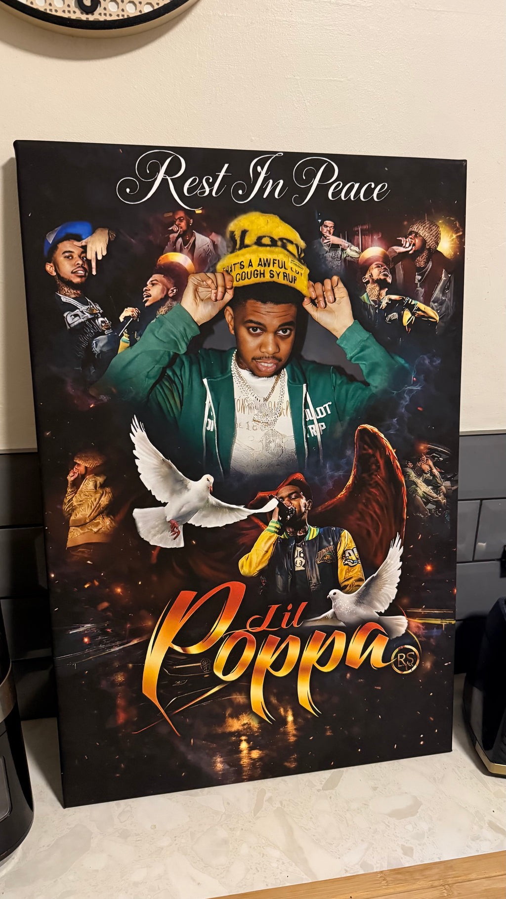 1OF1 LIL POPPA TRIBUTE CANVAS