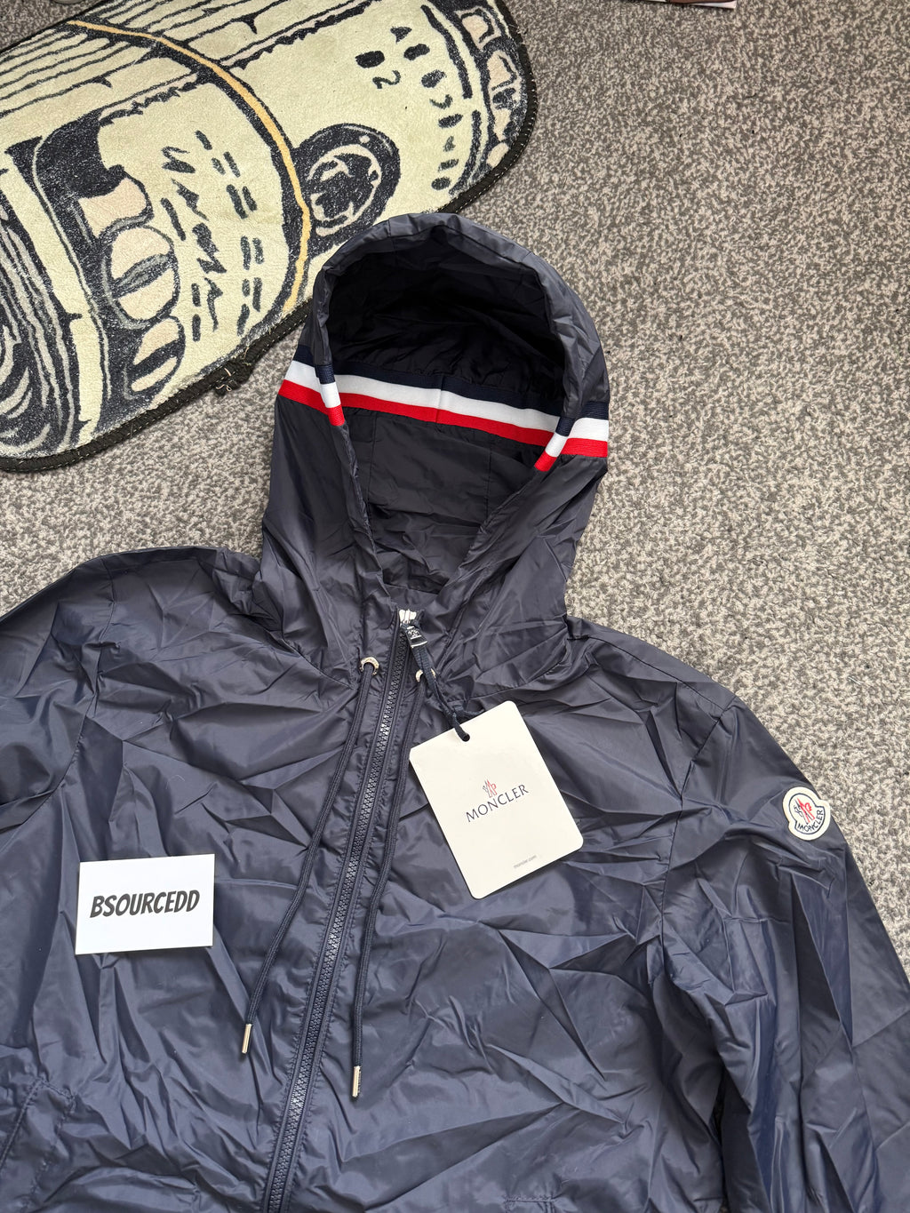 MONCLER WINDBREAKER NAVY