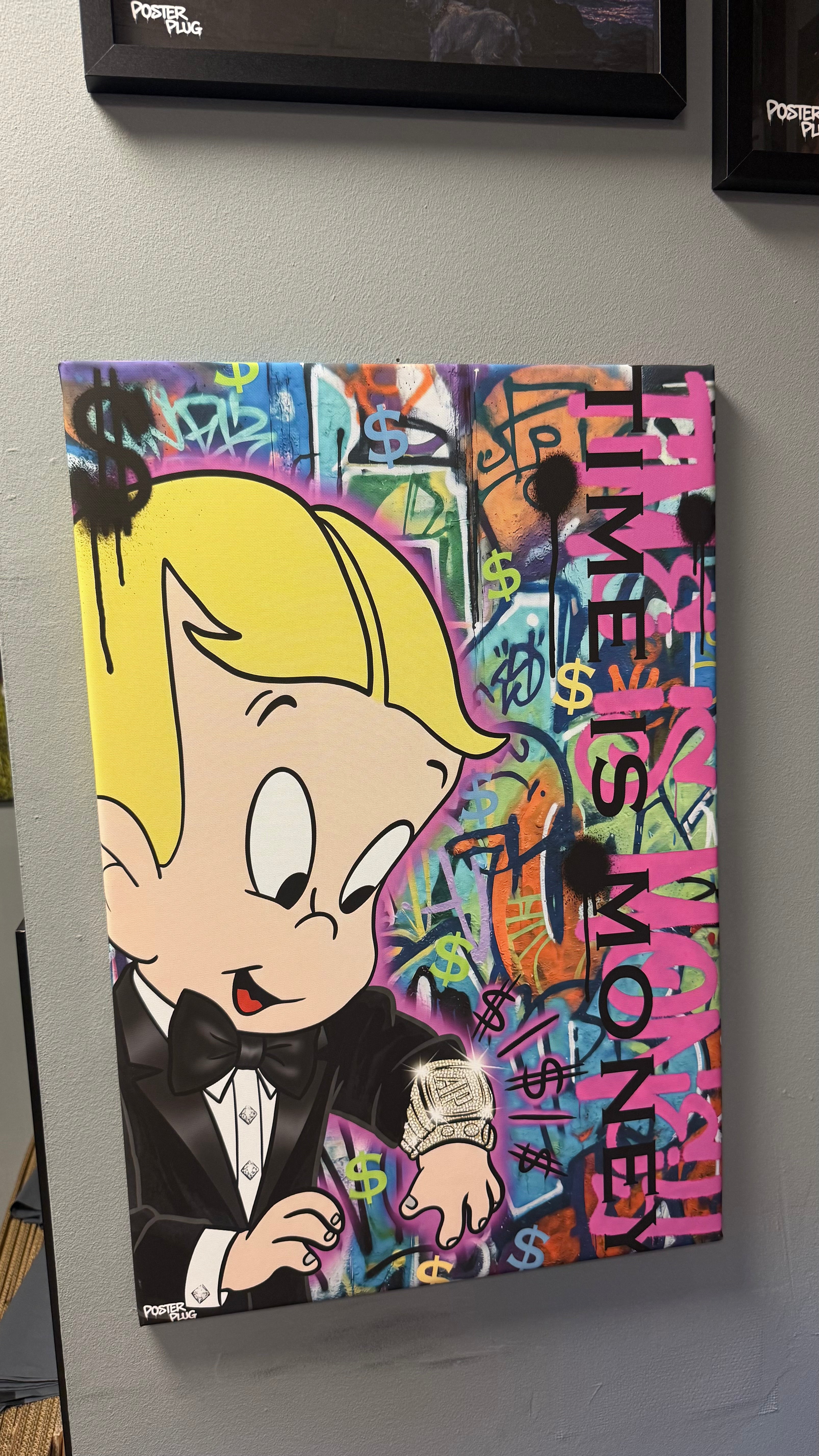 MONEY ART A1 CANVAS
