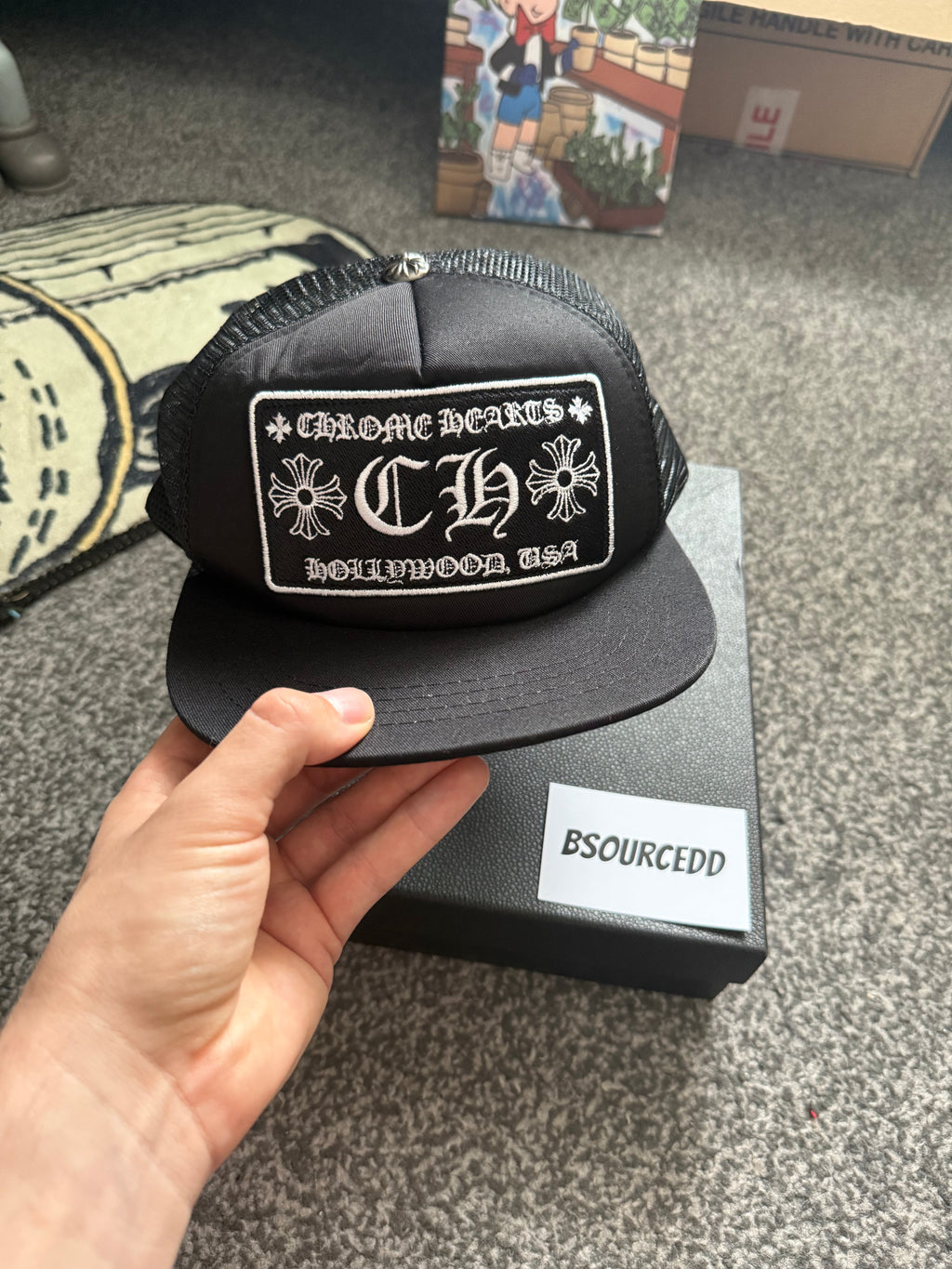 CHROME HEARTS TRUCKER HAT