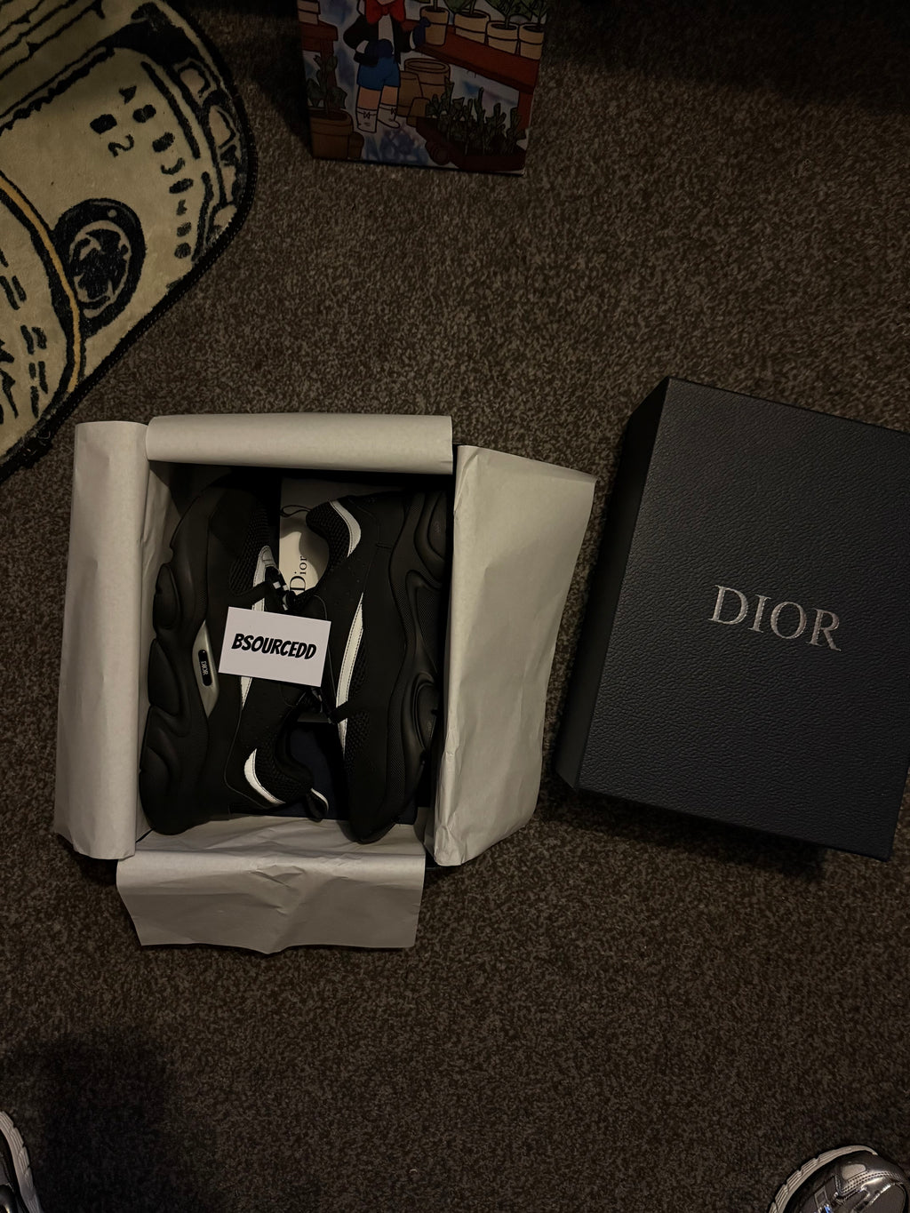 DIOR B22 BLACK SILVER