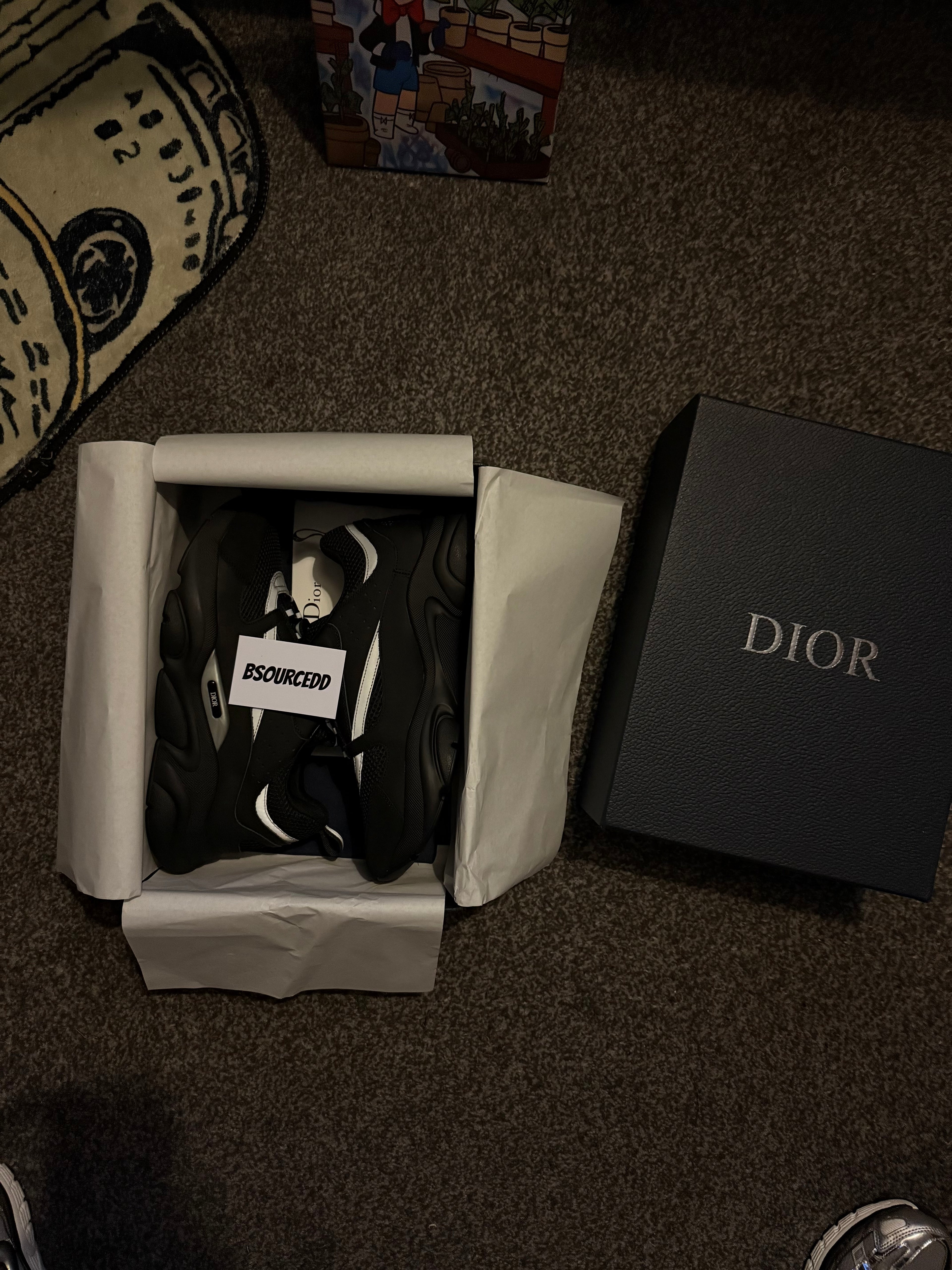 DIOR B22 BLACK SILVER
