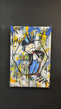 MONOPOLY ART A1 CANVAS