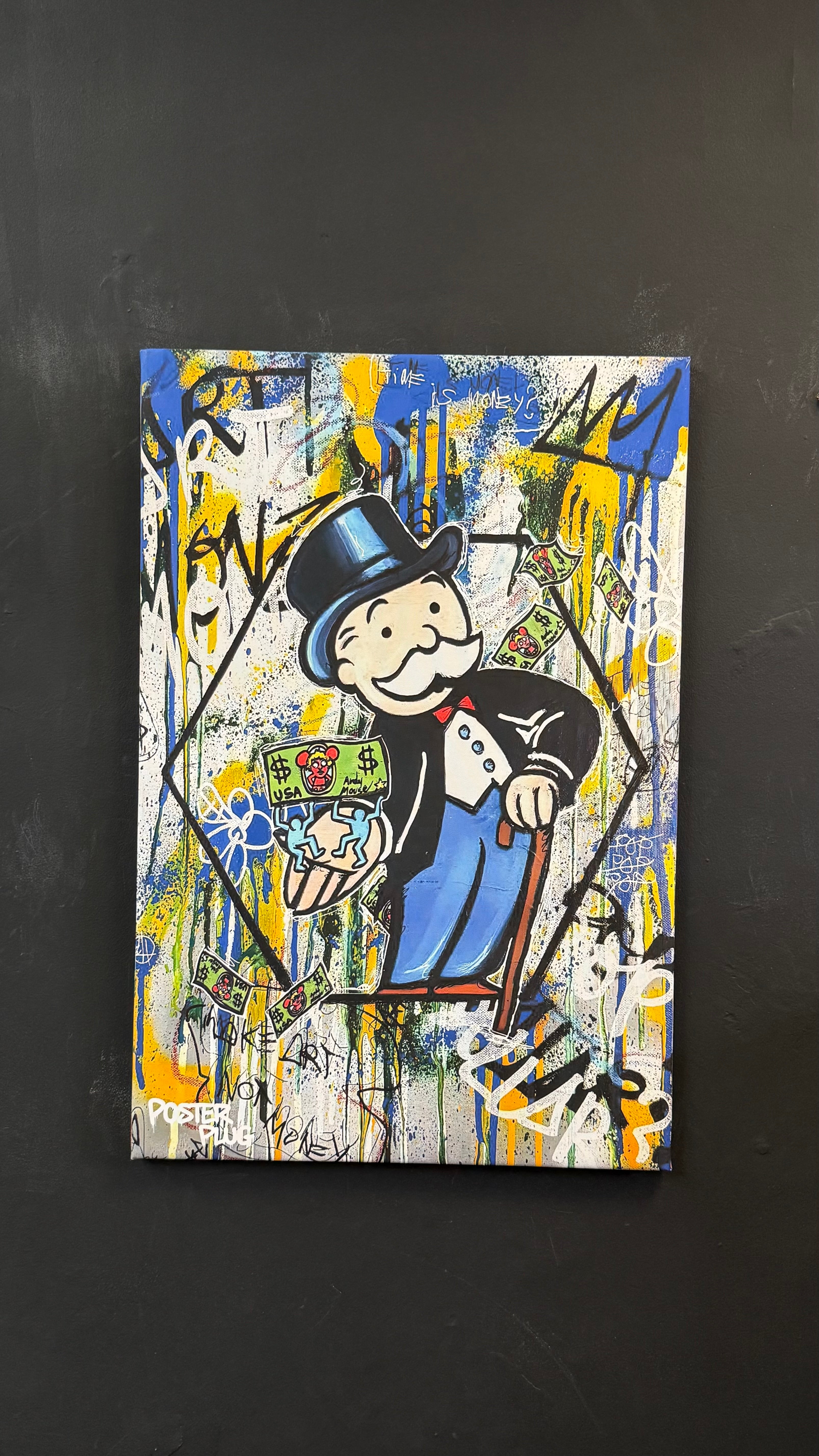 MONOPOLY ART A1 CANVAS