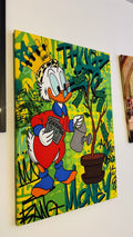 SCROOGE GET MONEY TREE CANVAS A1