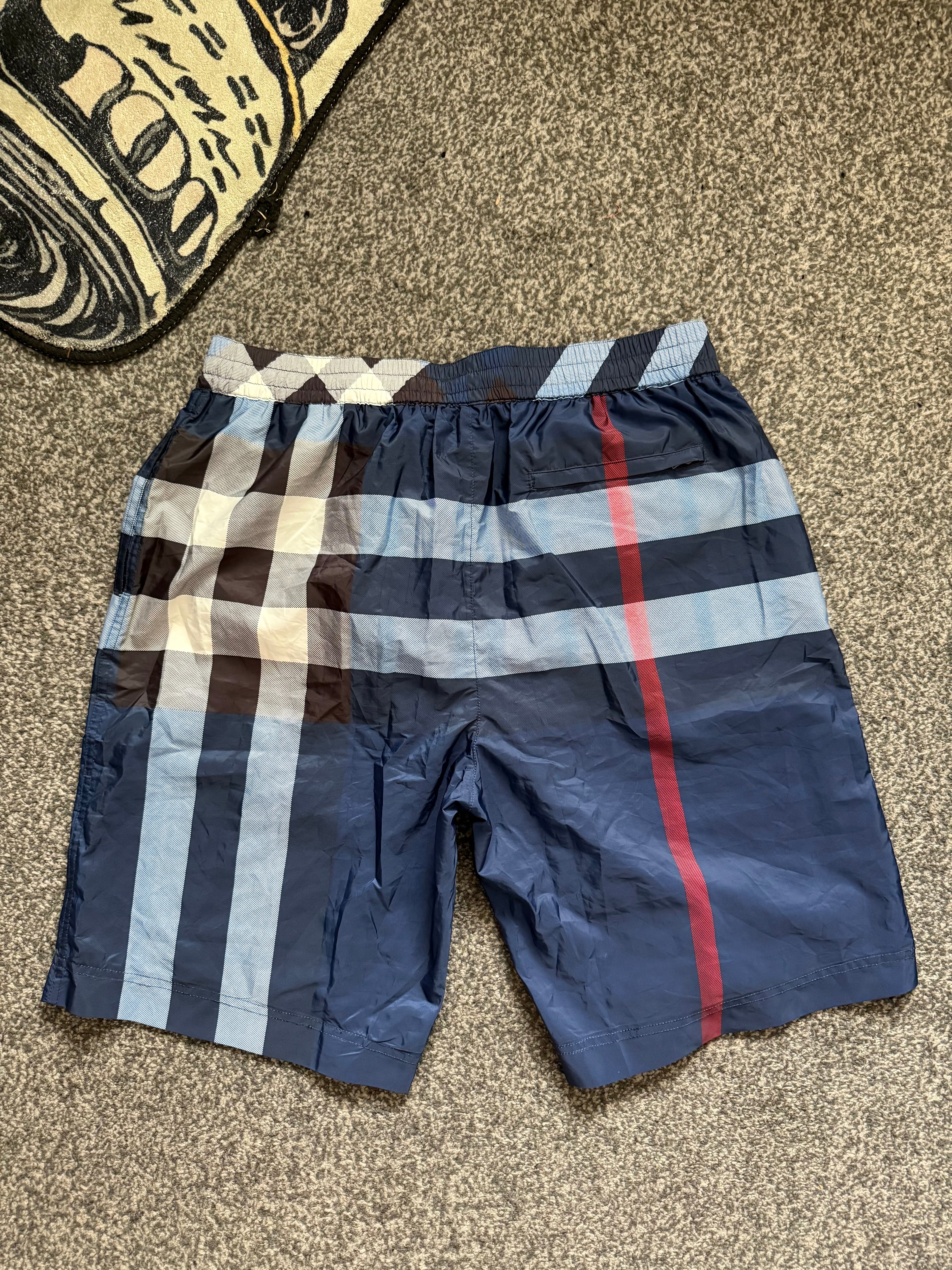 BURBERRY CHECK SWIM SHORTS