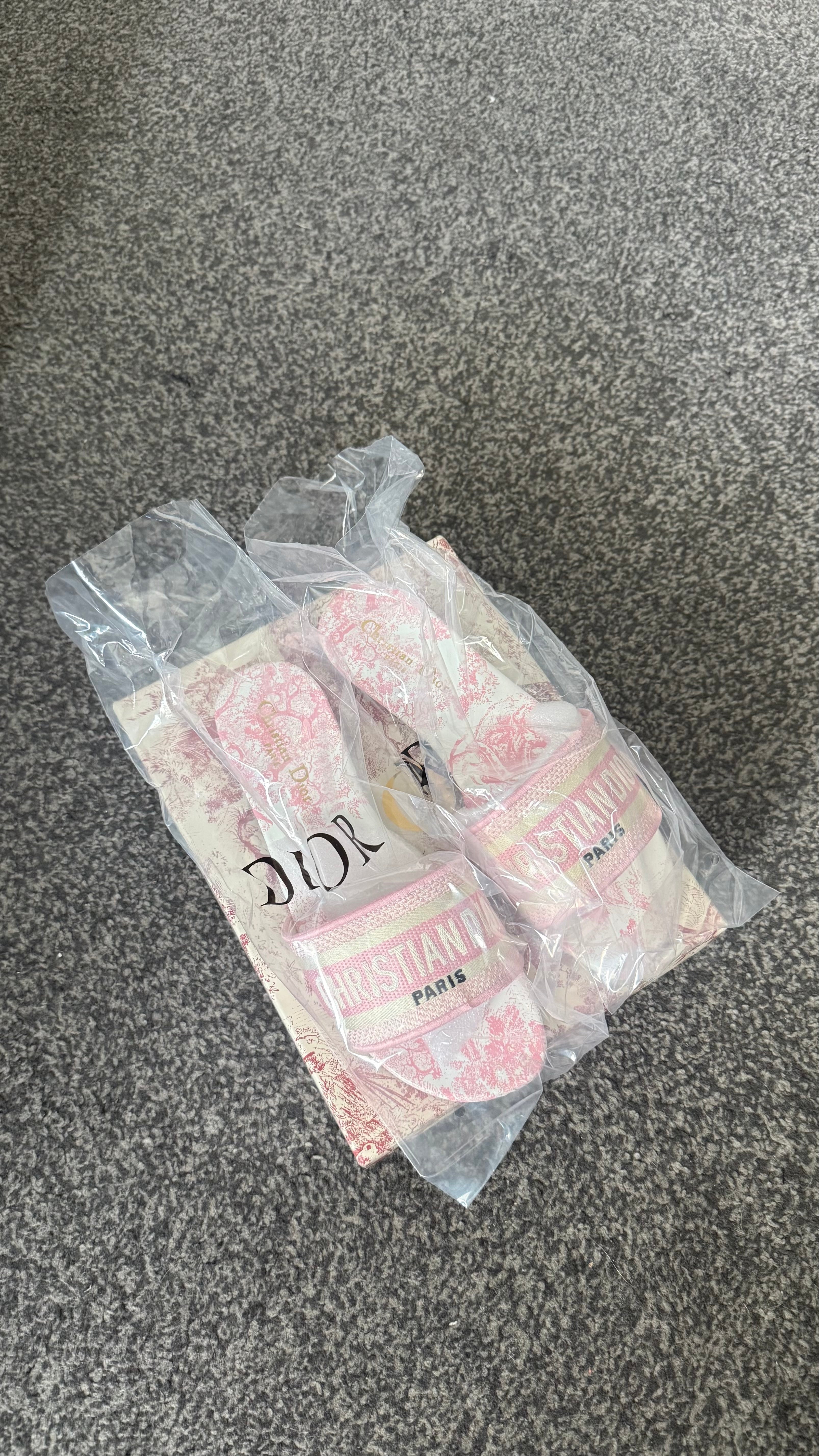 LADIES DIOR SLIDES