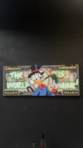 MONEY ART PANORAMIC CANVAS