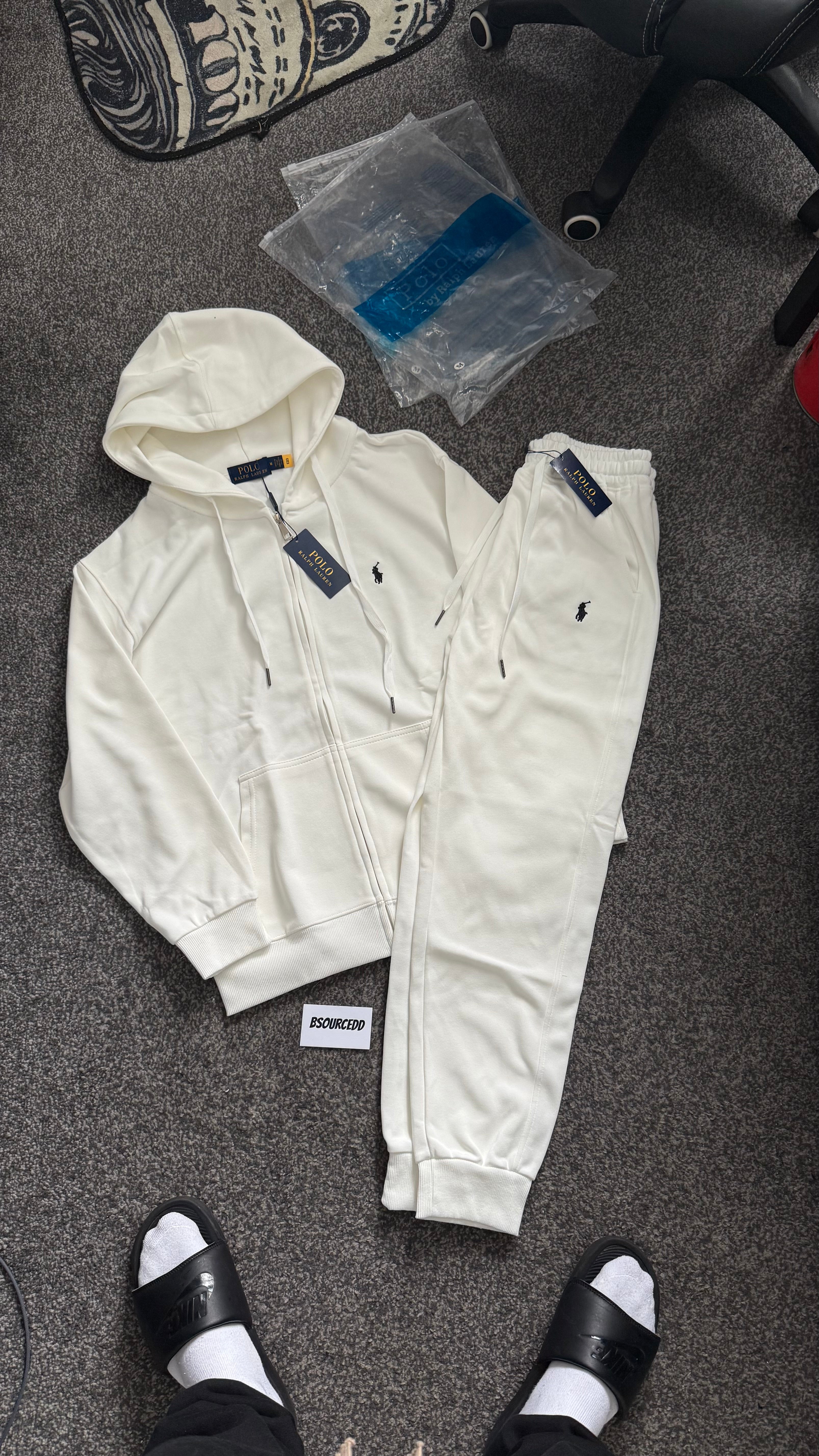 RALPH LAUREN TRACKSUIT WHITE