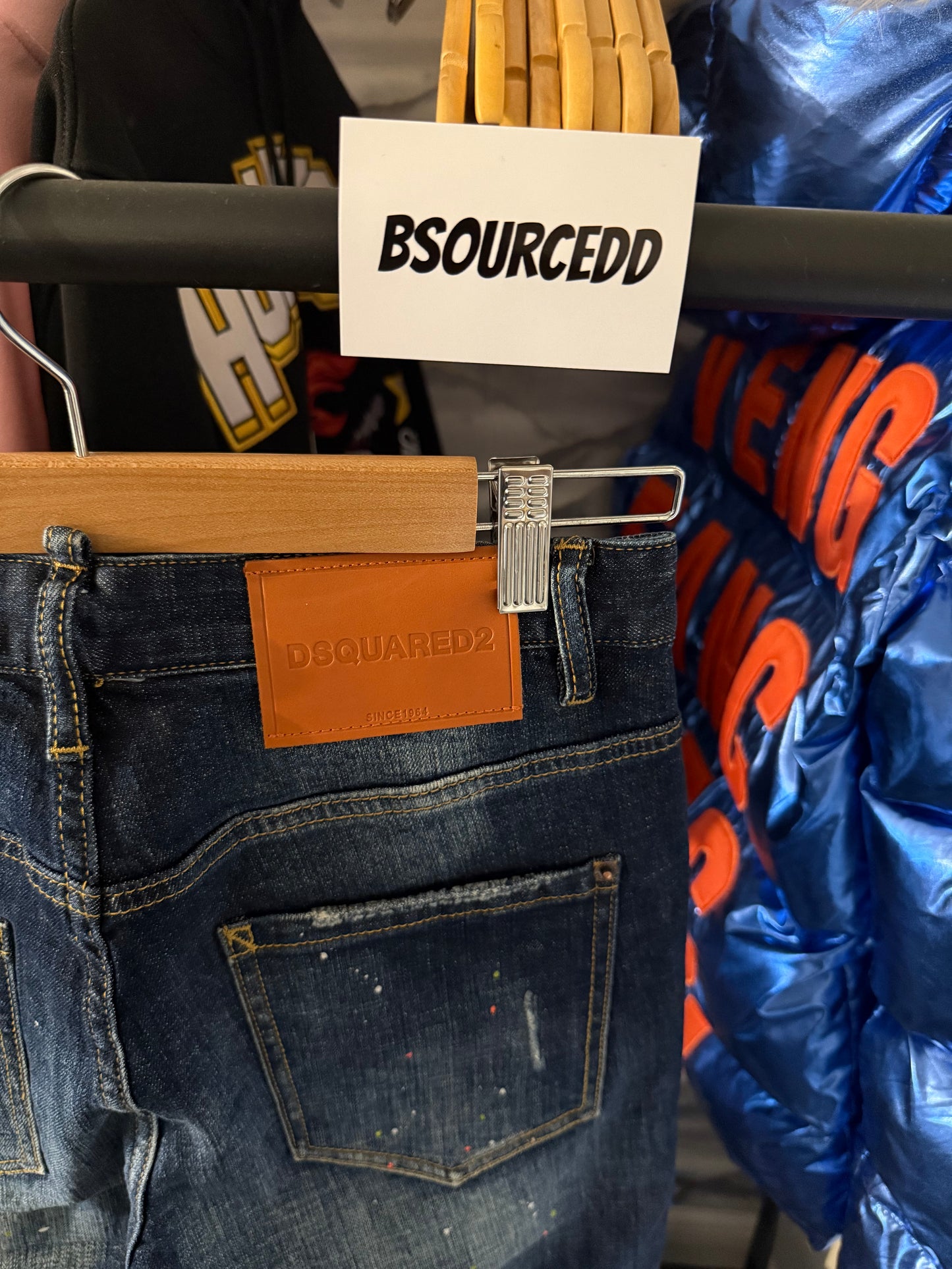 DSQUAREDD2 COOL GUY SLIM JEANS - BLUE