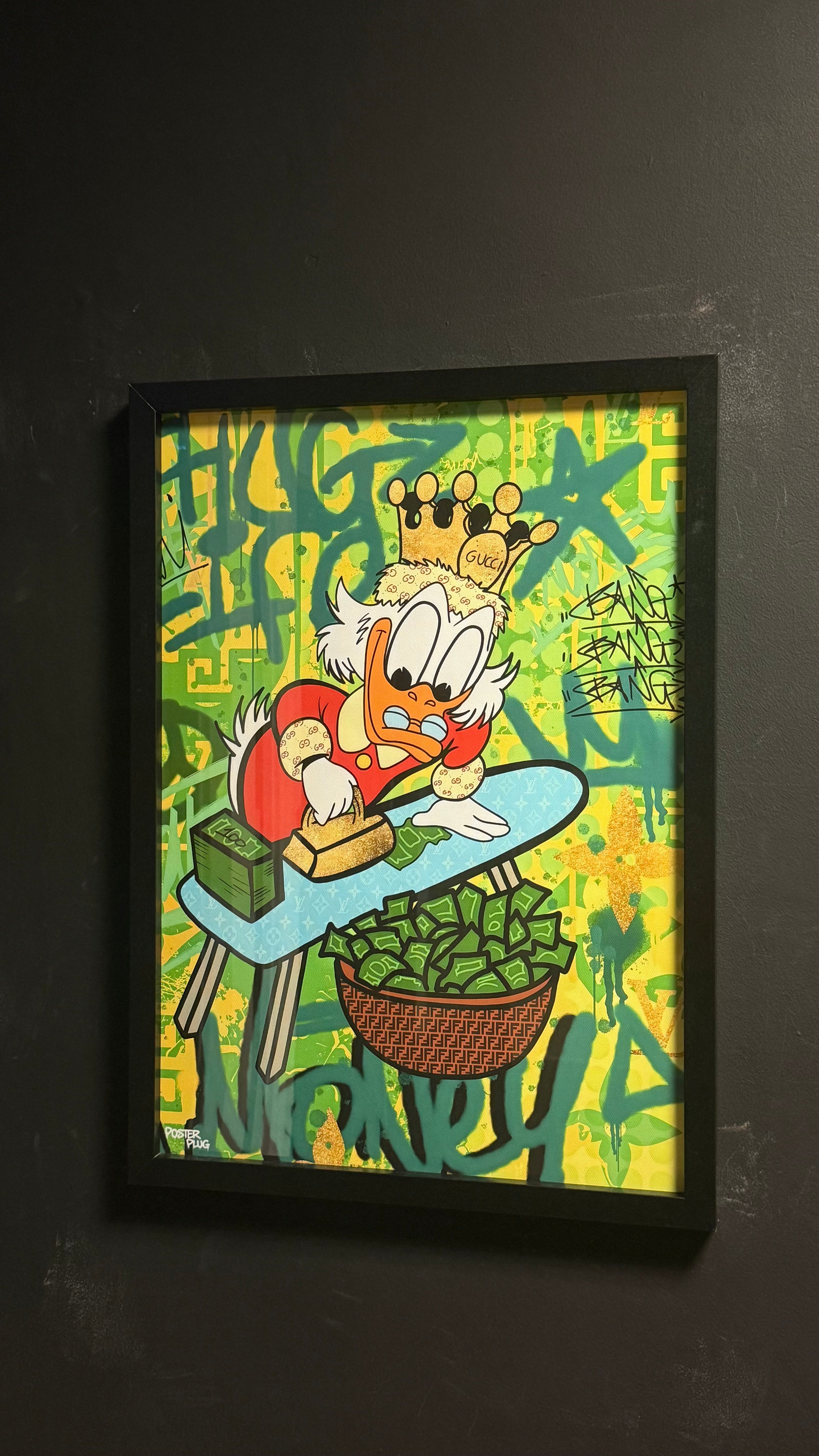 MONEY ART A2 GLASSED FRAME