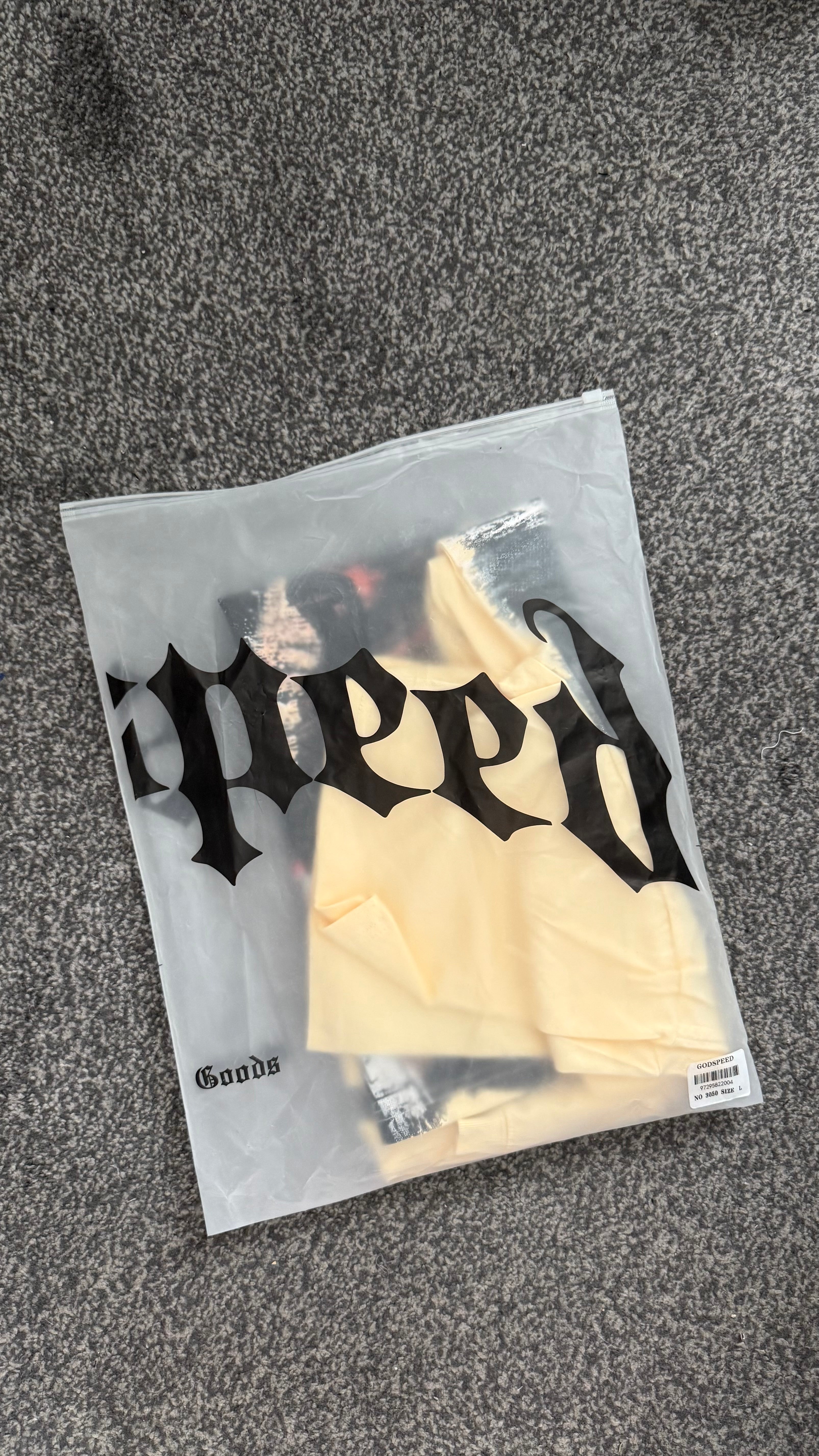 GODSPEED ASTRONAUT PYRAMID PRINTING TEE WASHED