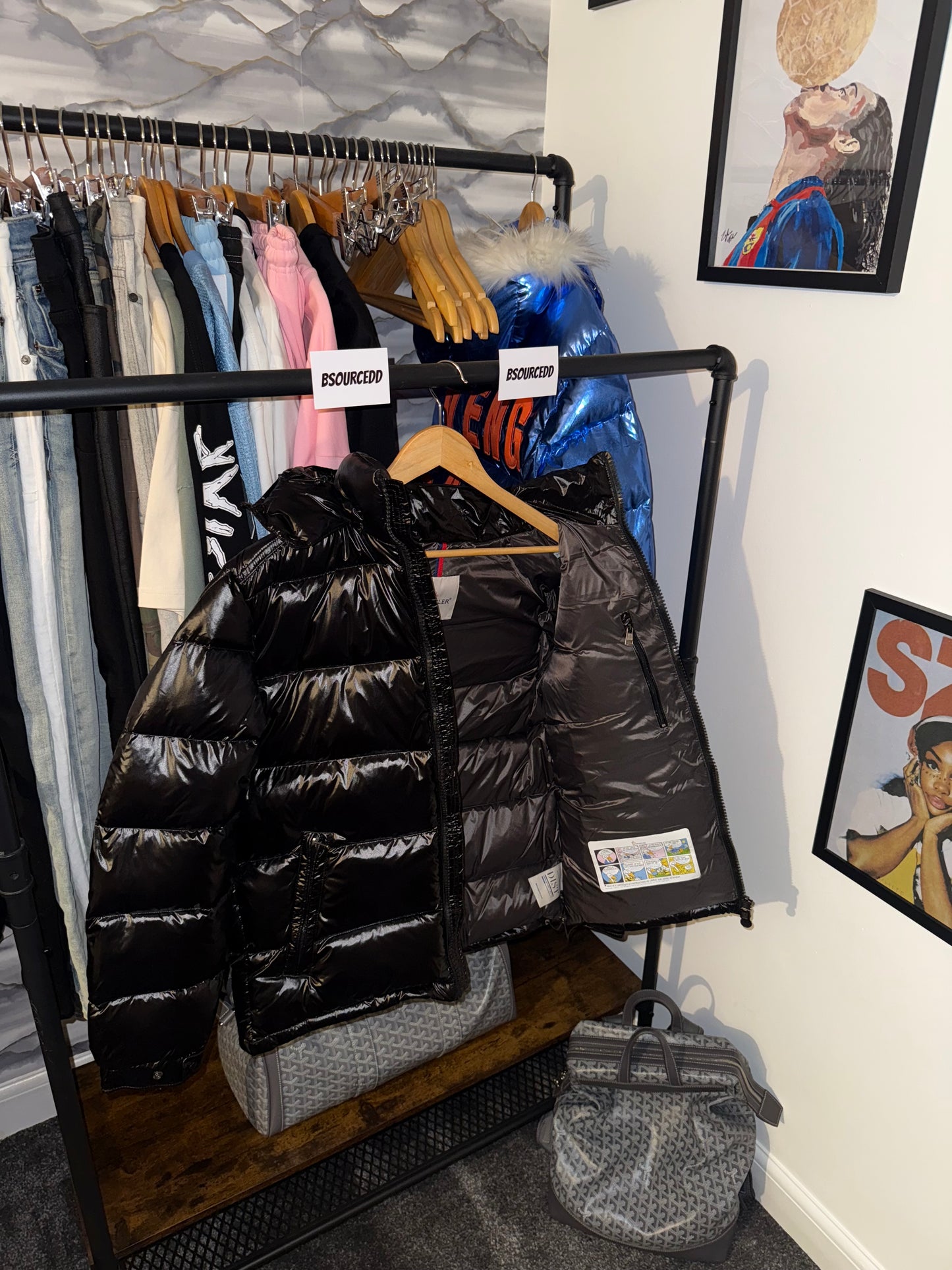 MONCLER MAYA JACKET BLACK