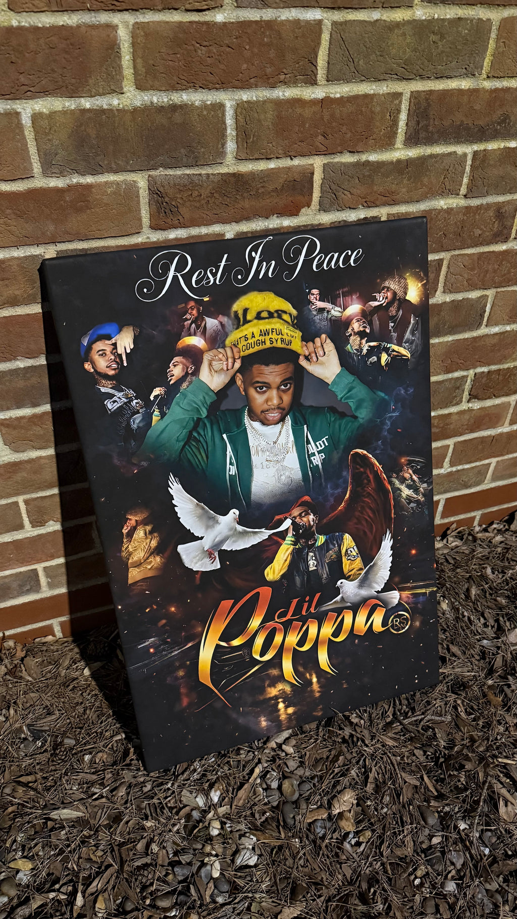 1OF1 LIL POPPA TRIBUTE CANVAS