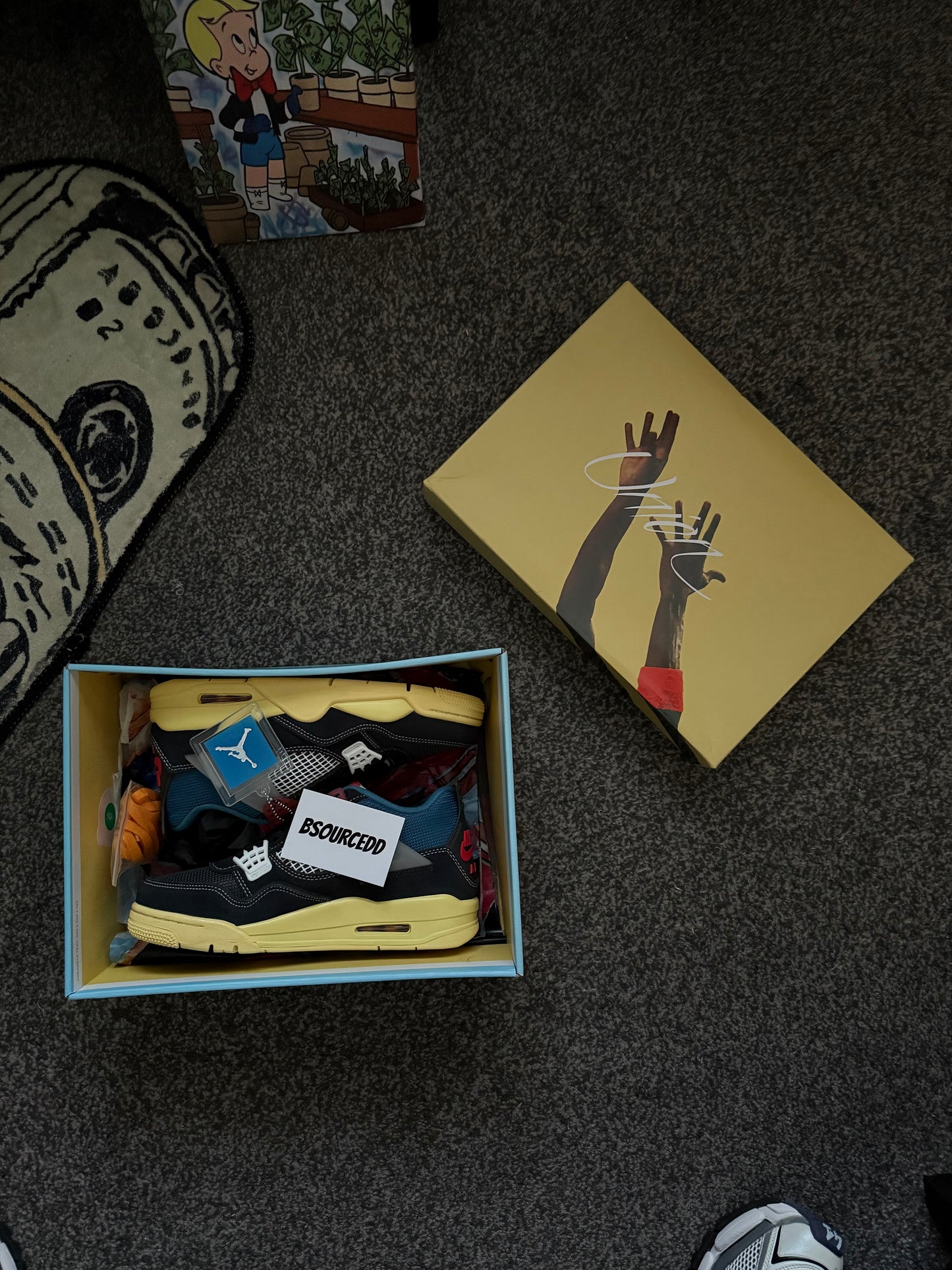 AIR JORDAN 4 RETRO UNION OFF NOIR