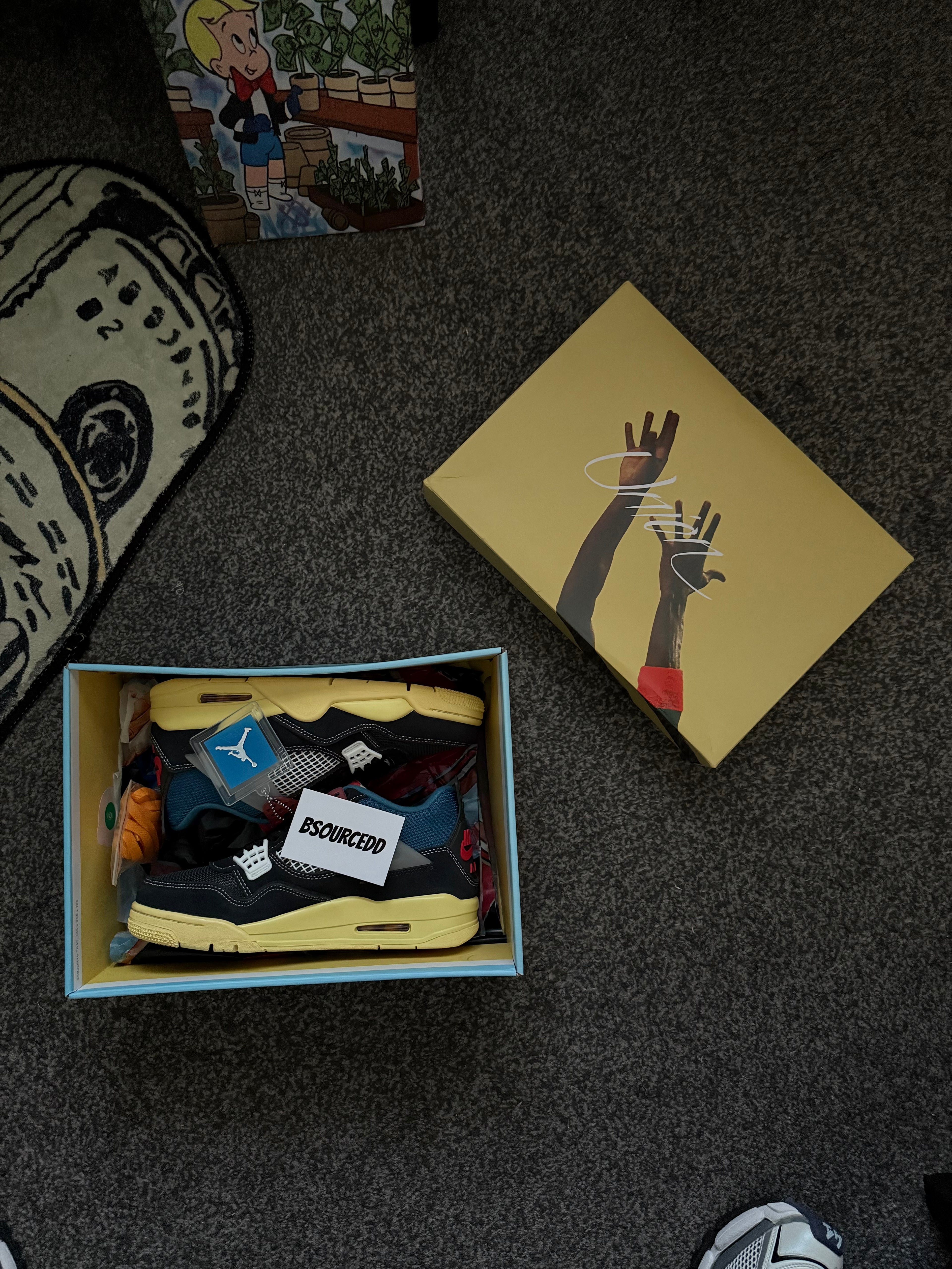 AIR JORDAN 4 RETRO UNION OFF NOIR