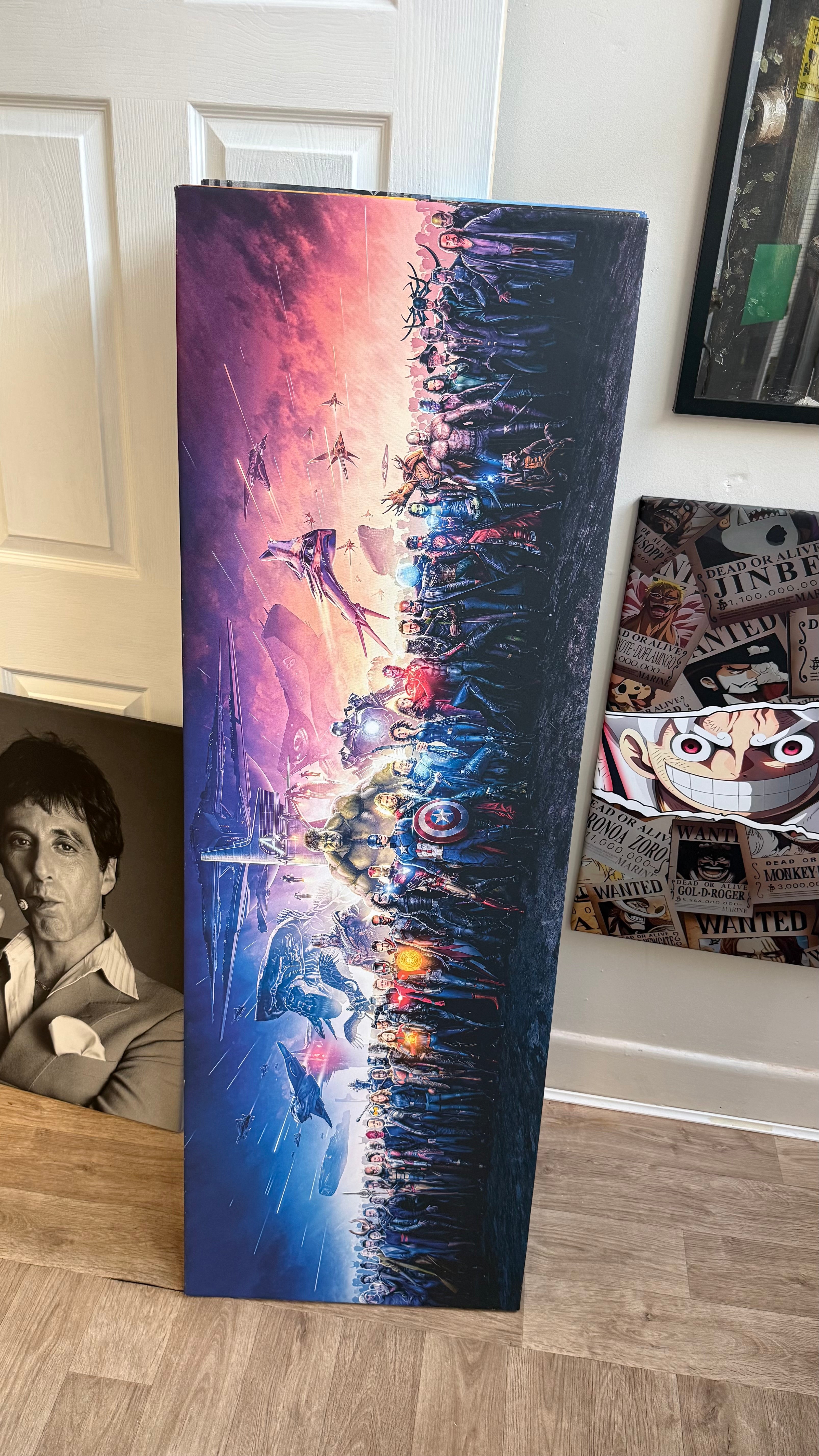 1 OF 1 MARVEL PANORAMIC CANVAS