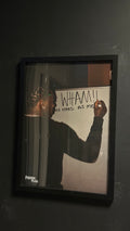LIL BABY ‘WHAM’ ‘WHO HARD AS ME?’ A2 GLASSED FRAME