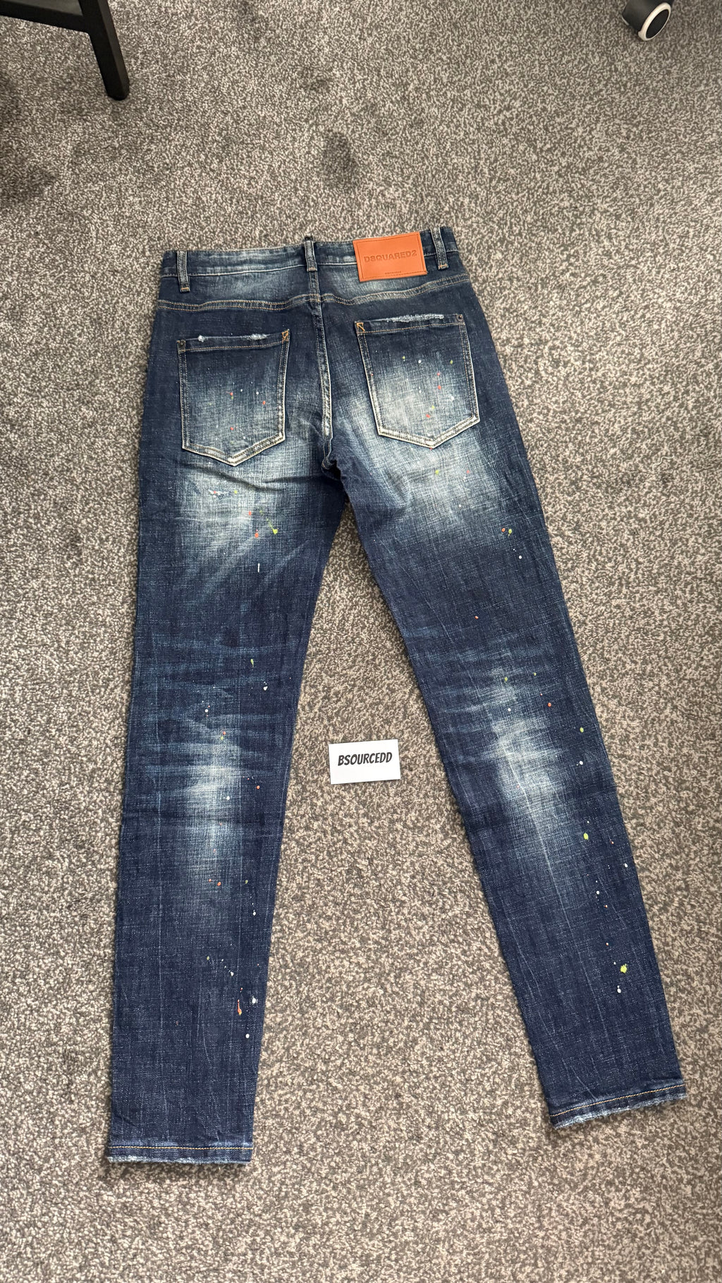DSQUAREDD2 COOL GUY SLIM JEANS - BLUE