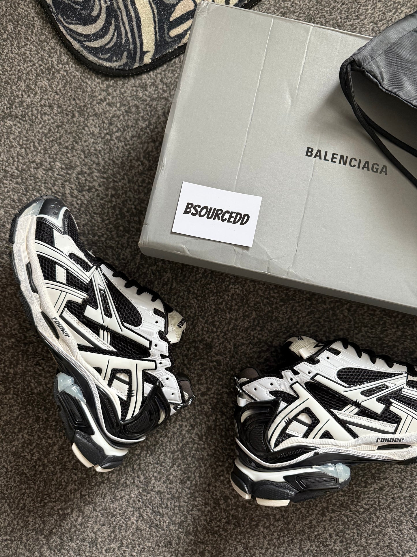 BALENCIAGA RUNNER ‘BLACK WHITE’