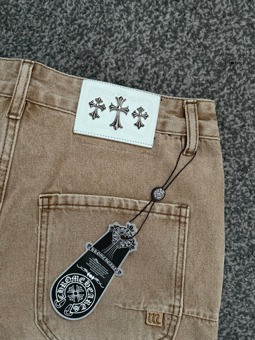 CHROME HEART JORTS