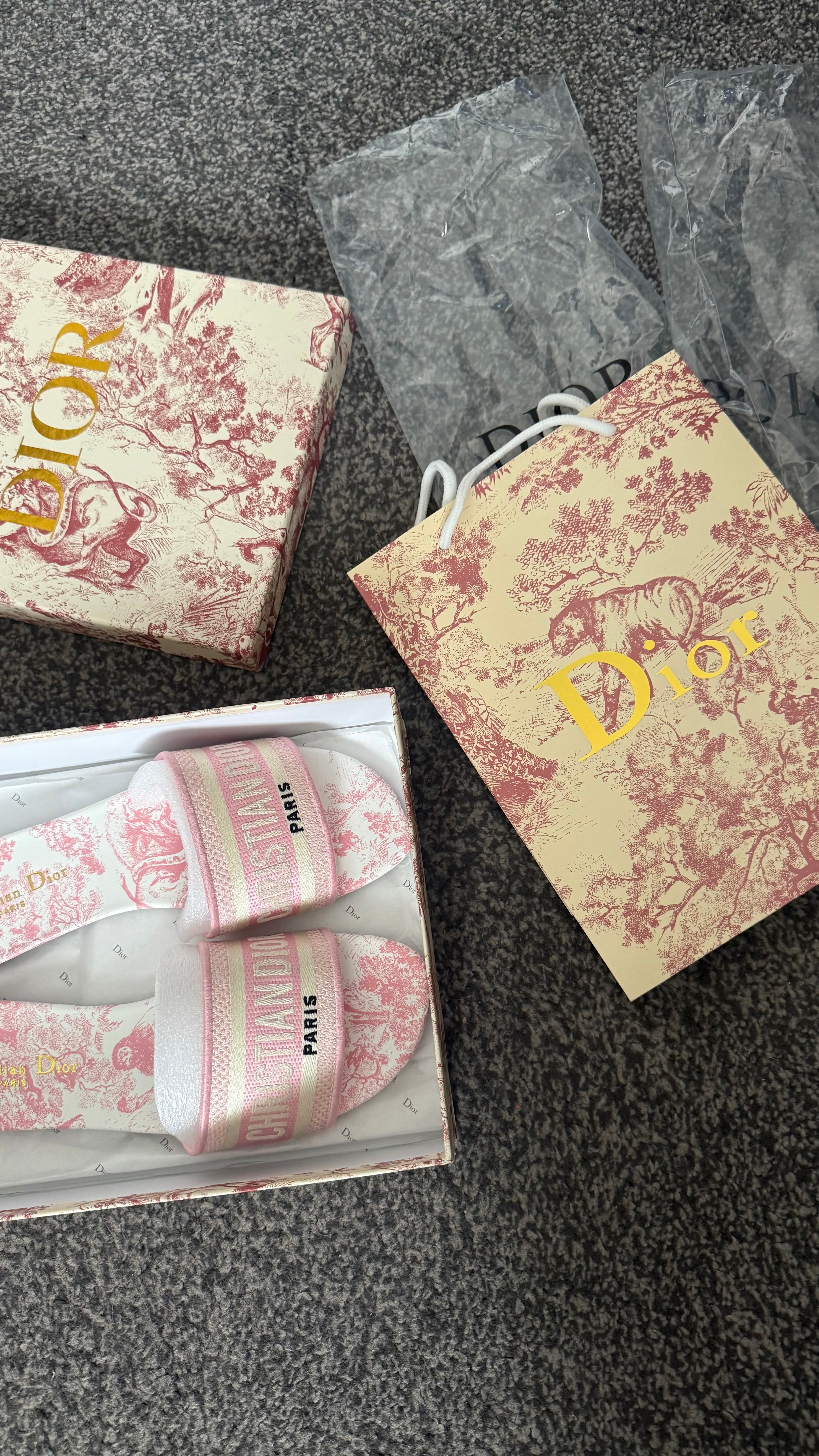 LADIES DIOR SLIDES