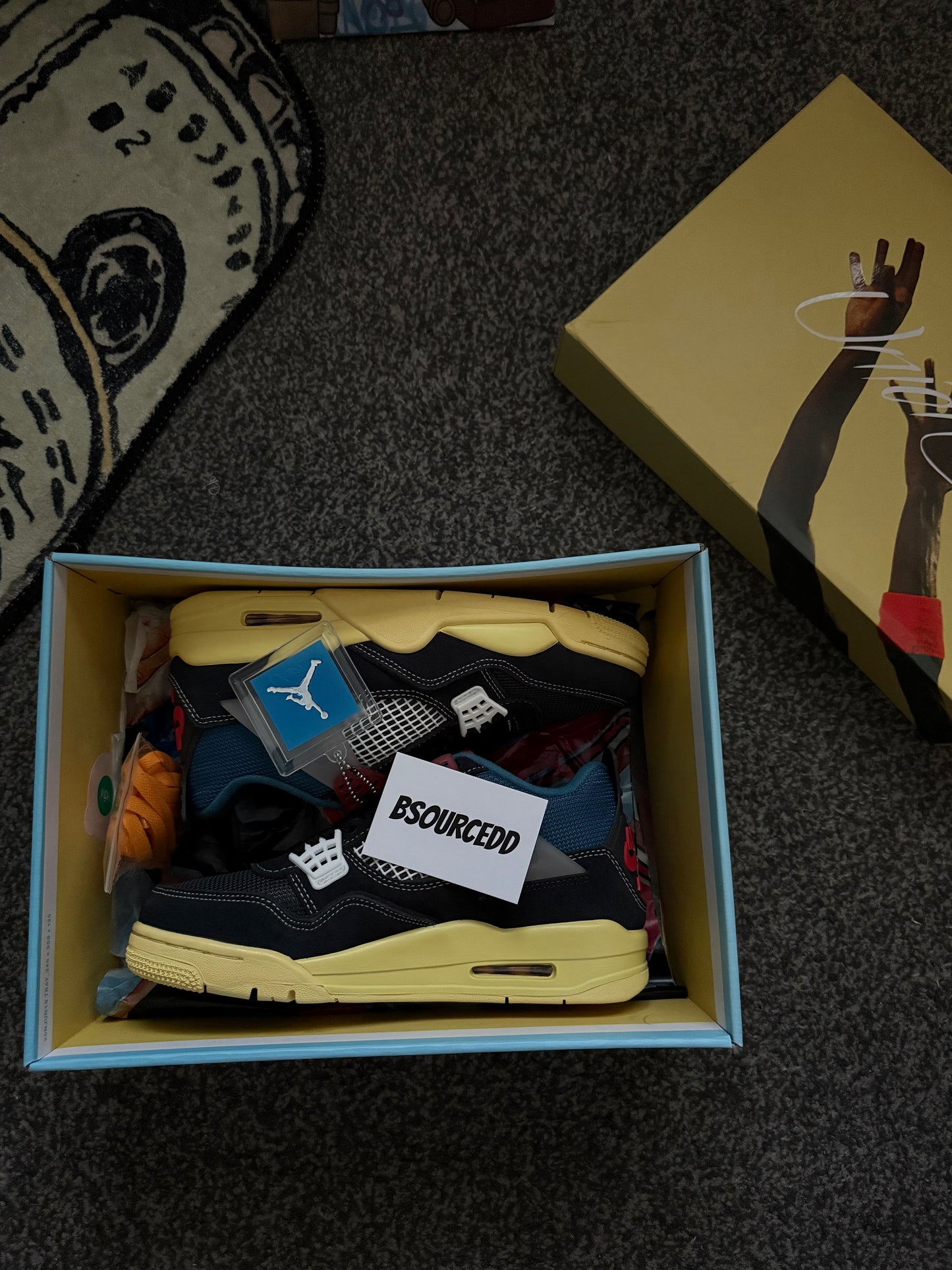 AIR JORDAN 4 RETRO UNION OFF NOIR