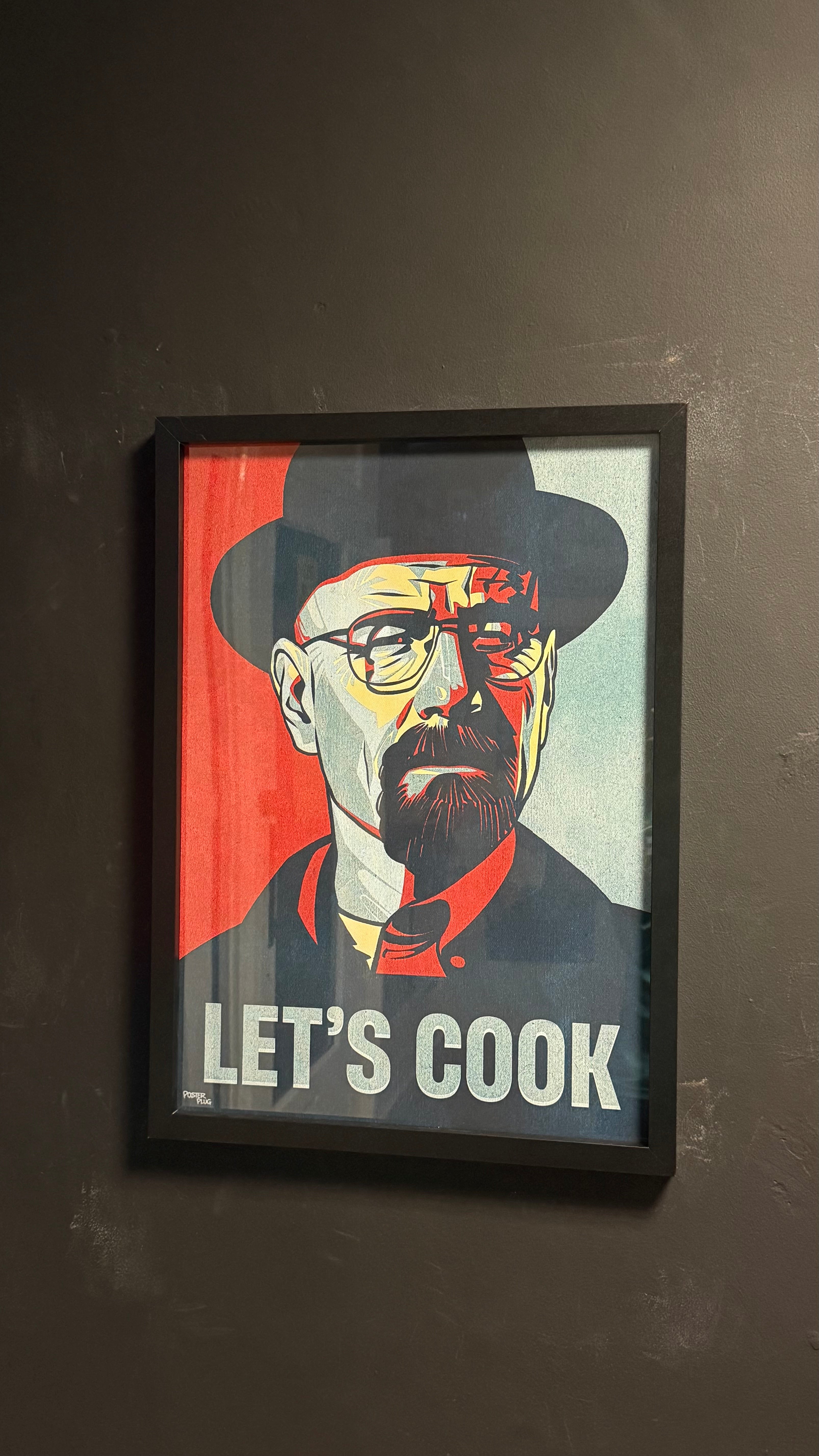 WALTER WHITE A2 GLASSED FRAME