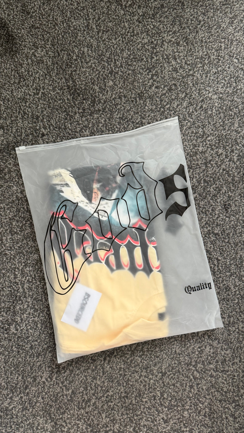 GODSPEED ASTRONAUT PYRAMID PRINTING TEE WASHED