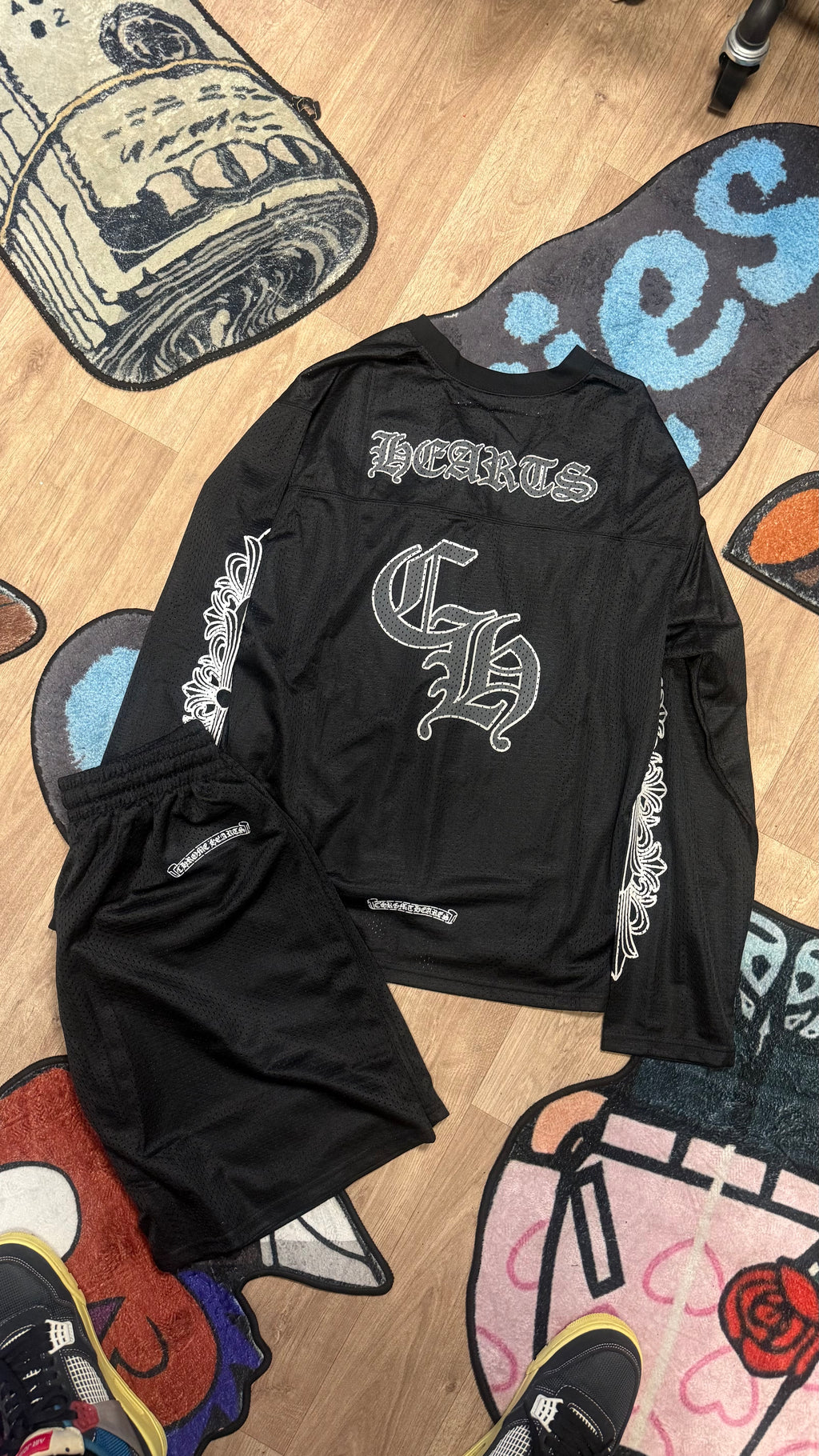 CHROME HEARTS SHORTS SET