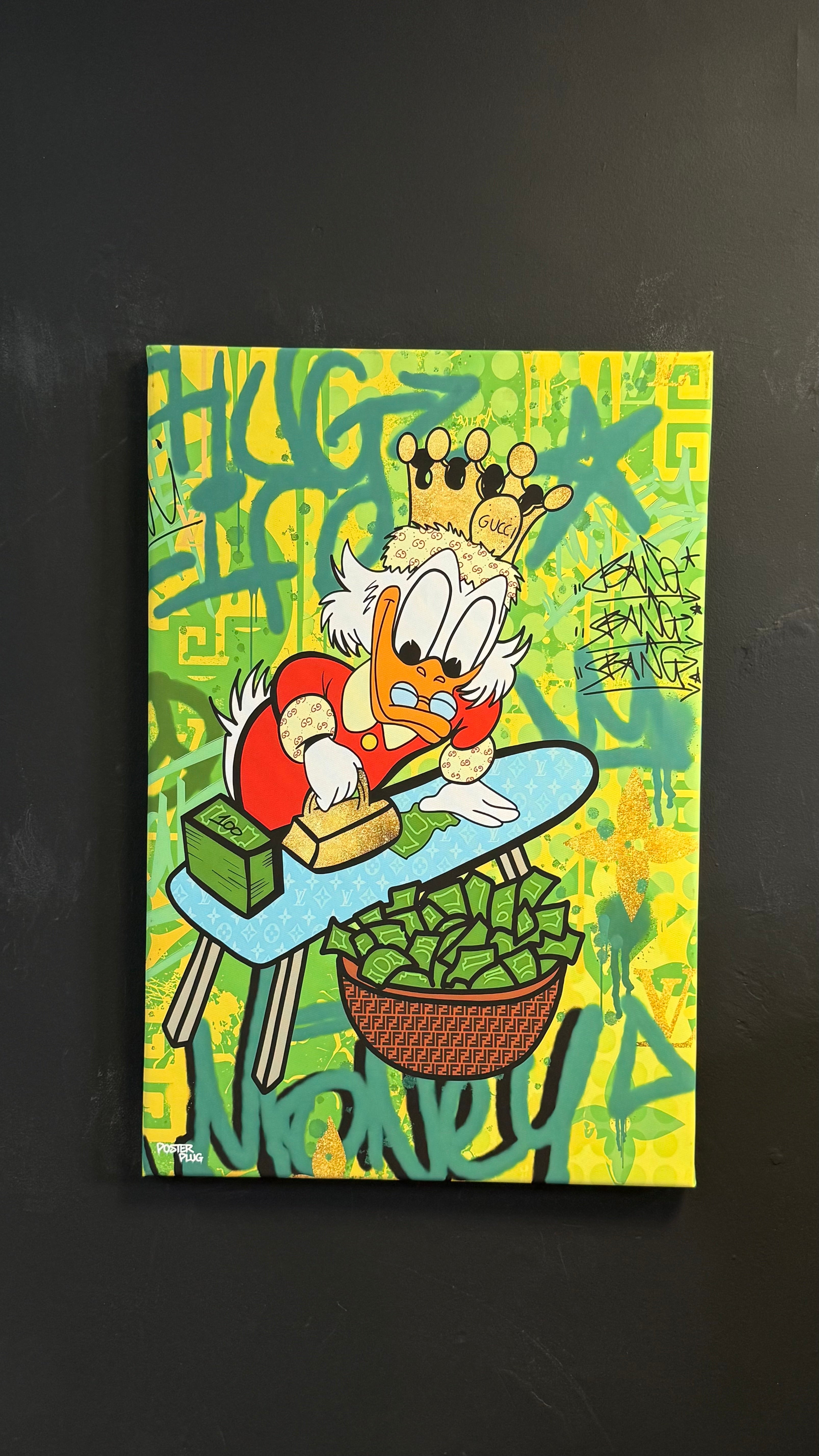 MONEY ART A1 CANVAS