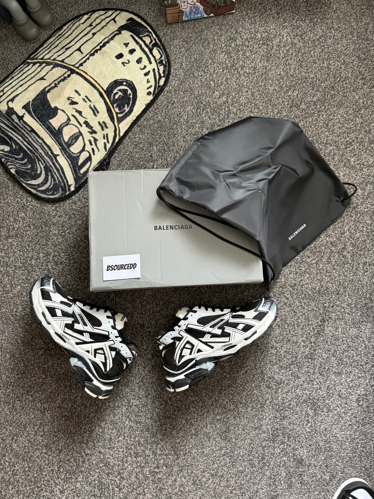 BALENCIAGA RUNNER ‘BLACK WHITE’