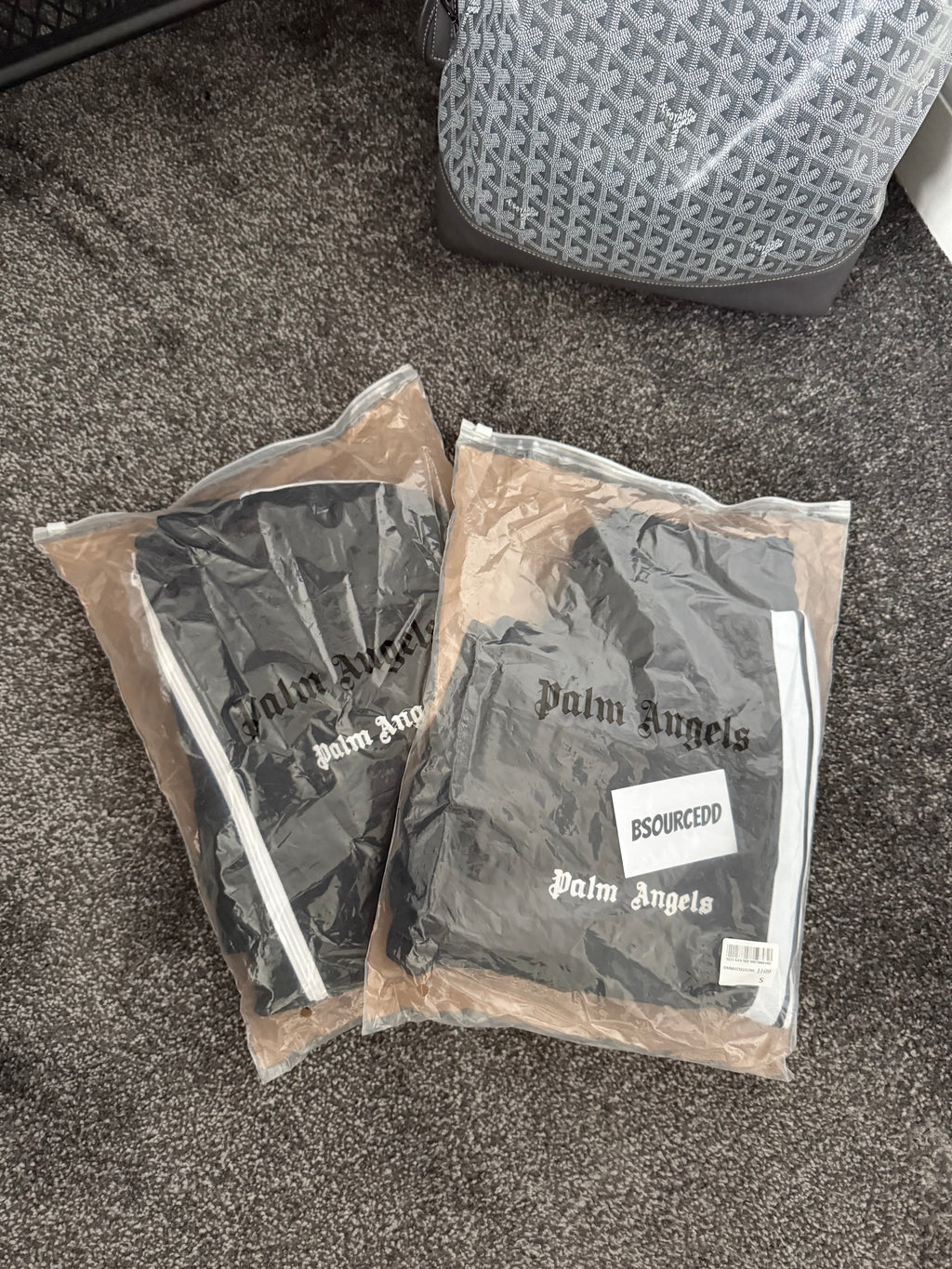 PALM ANGELS BLACK CLASSIC TRACKSUIT