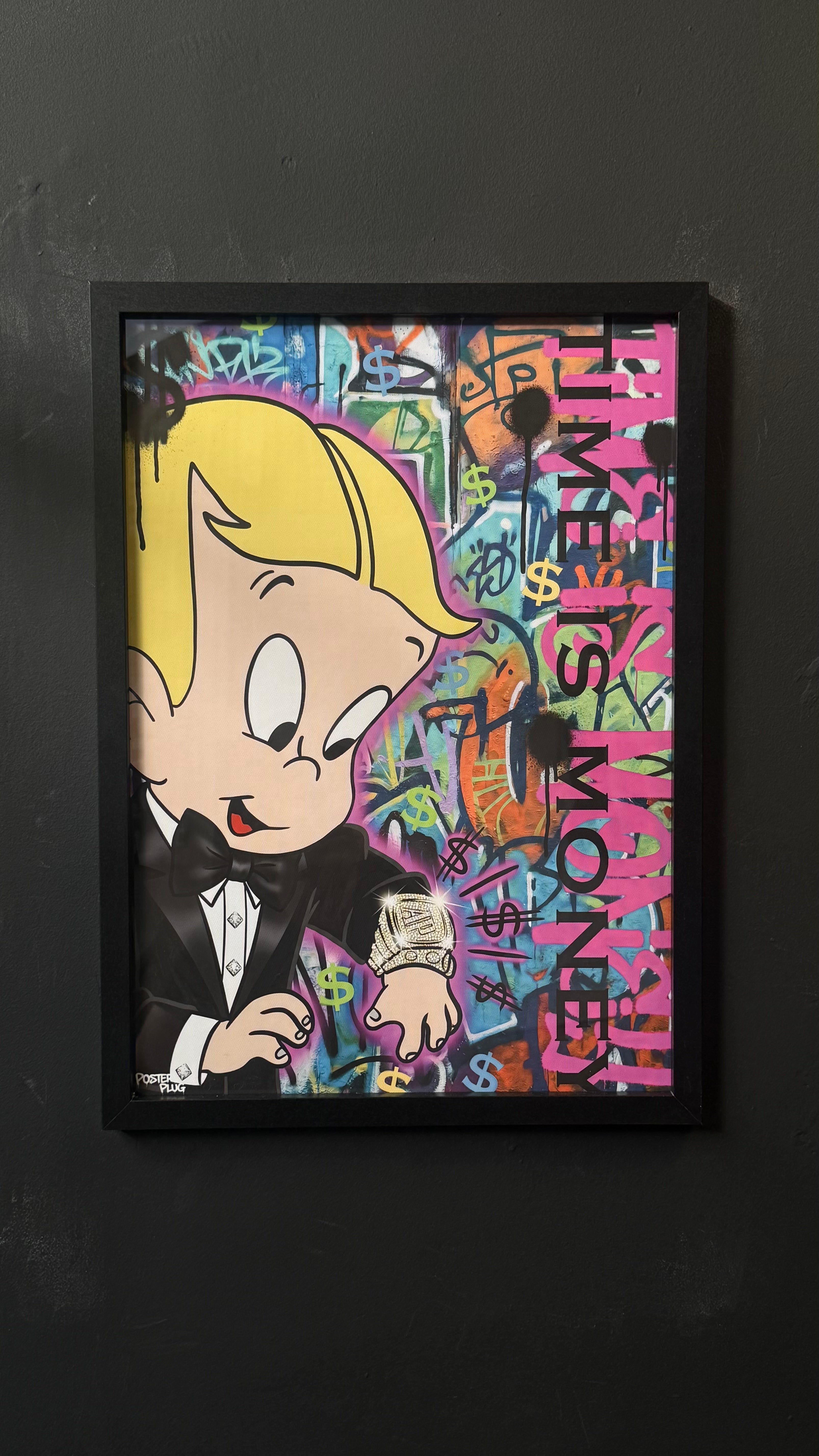 MONEY ART A2 GLASSED FRAME