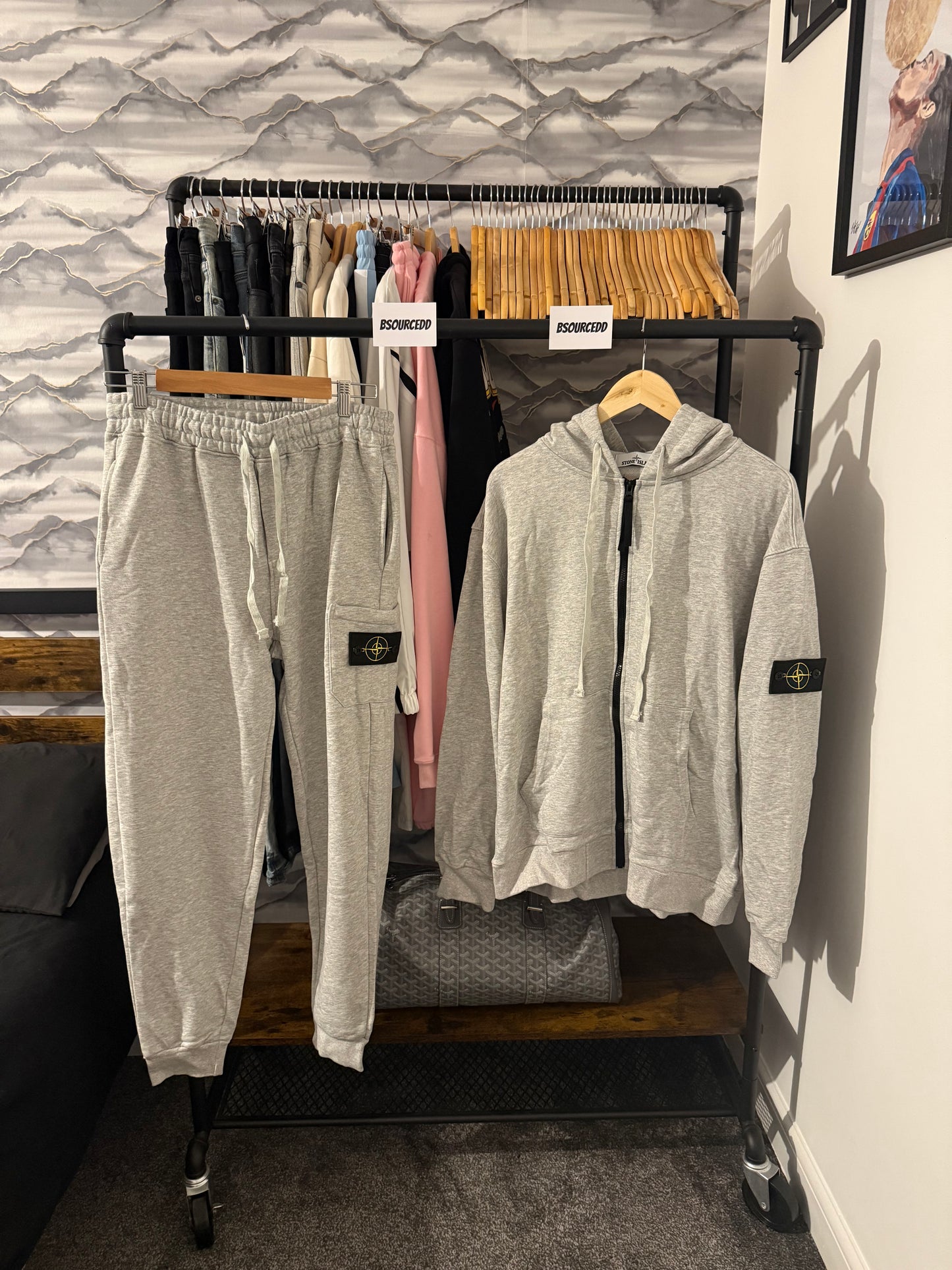 STONE ISLAND HOODED FULL TRACKSUIT