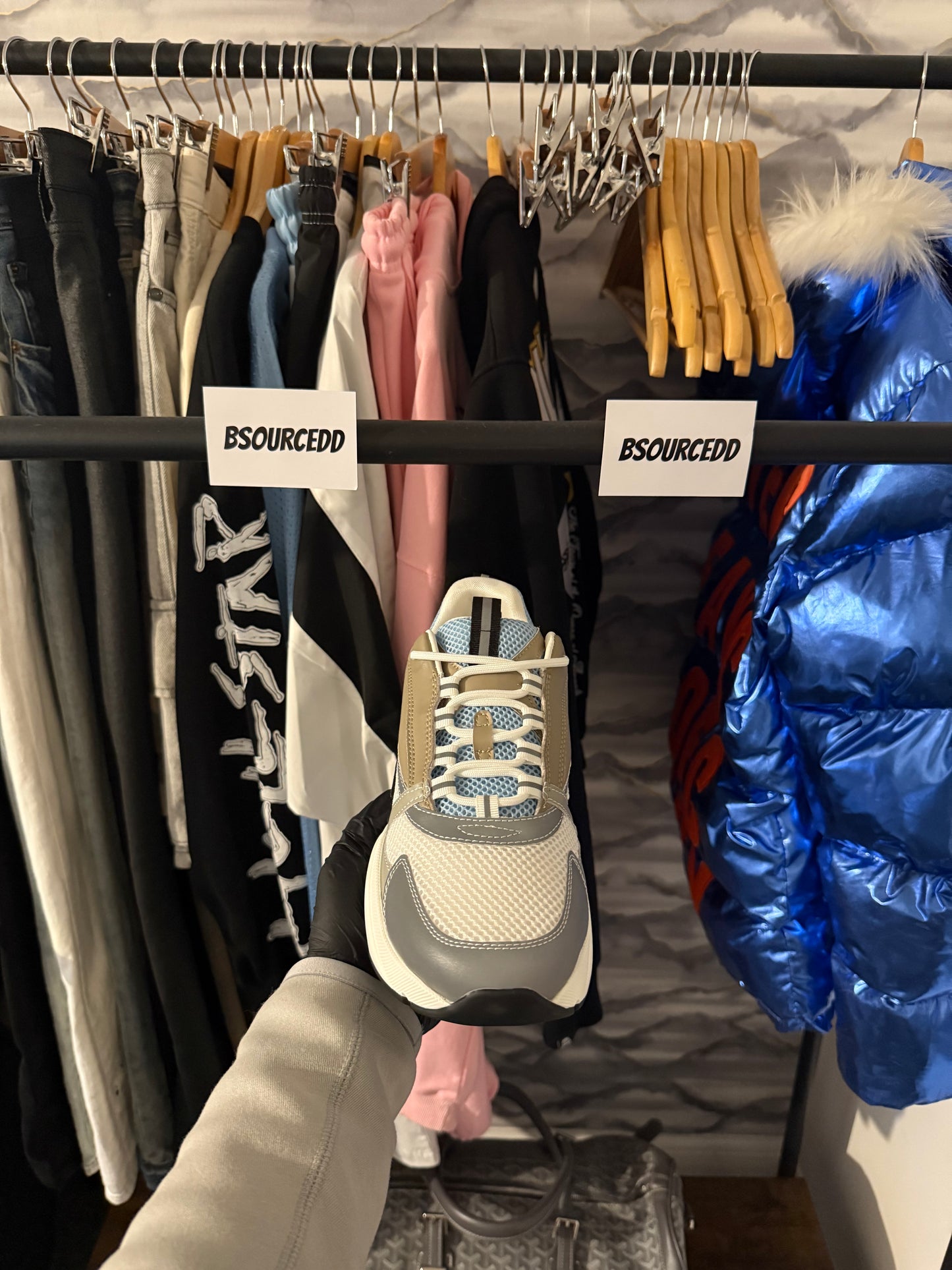 DIOR B22 SKY BLUE AND GREY