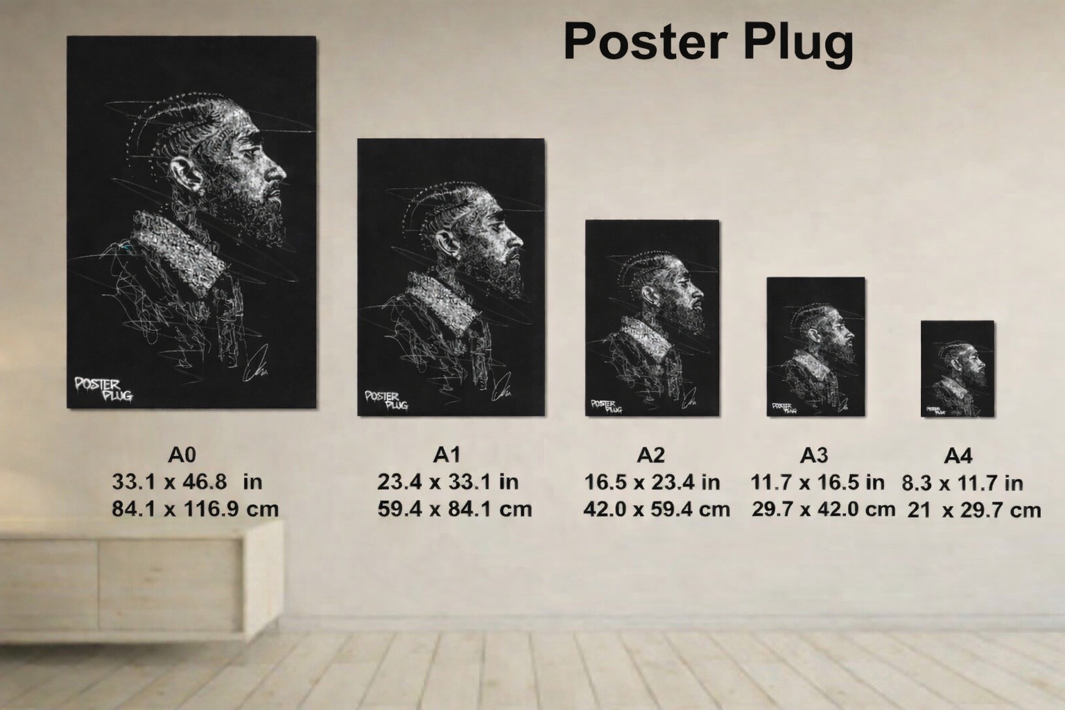 Nipsey Hustle Framed