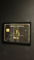 WOLF OF WALL STREET AMERICAN EXPRESS A2 GLASSED FRAME