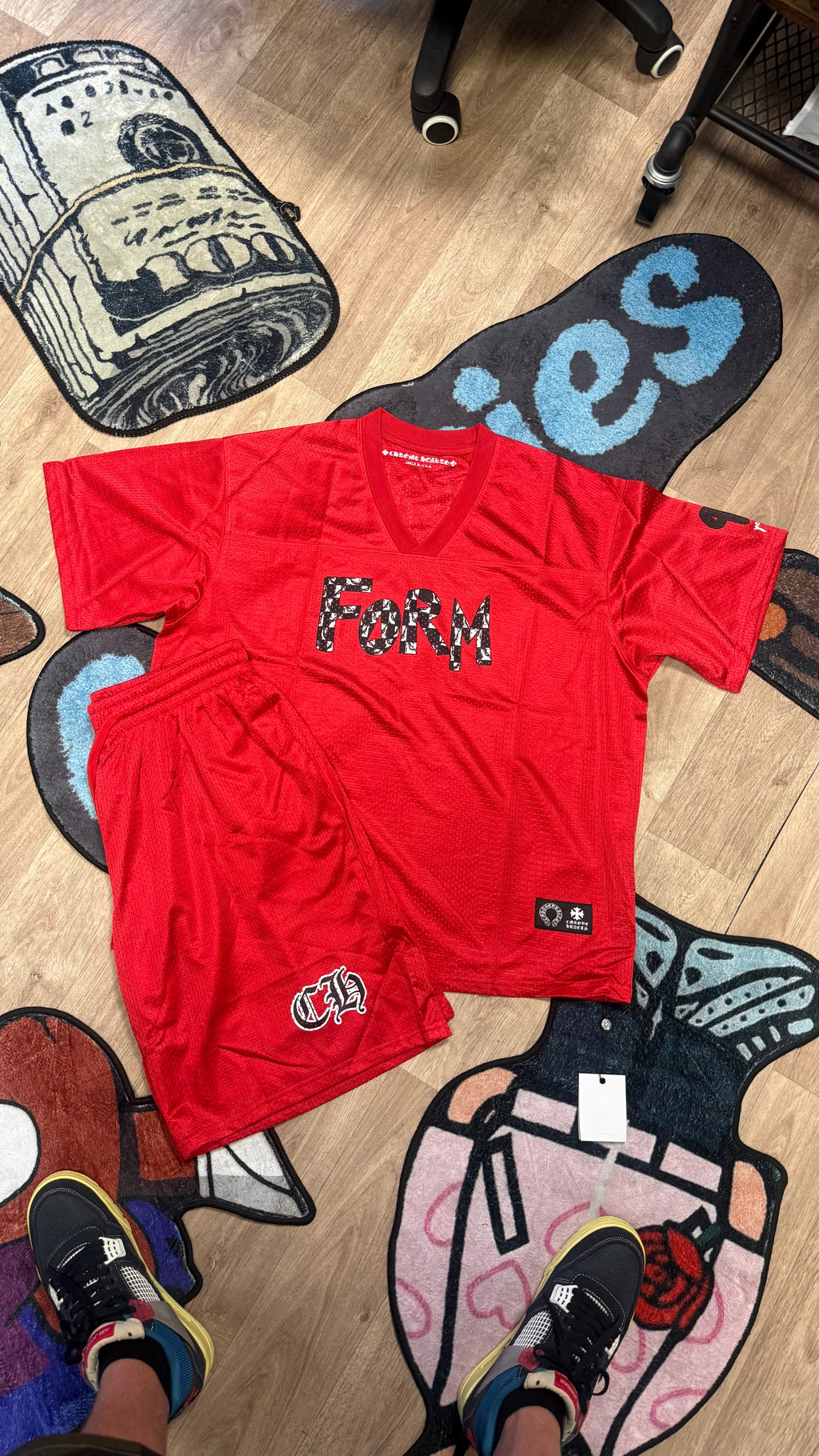 CHROME HEARTS SHORTS SET