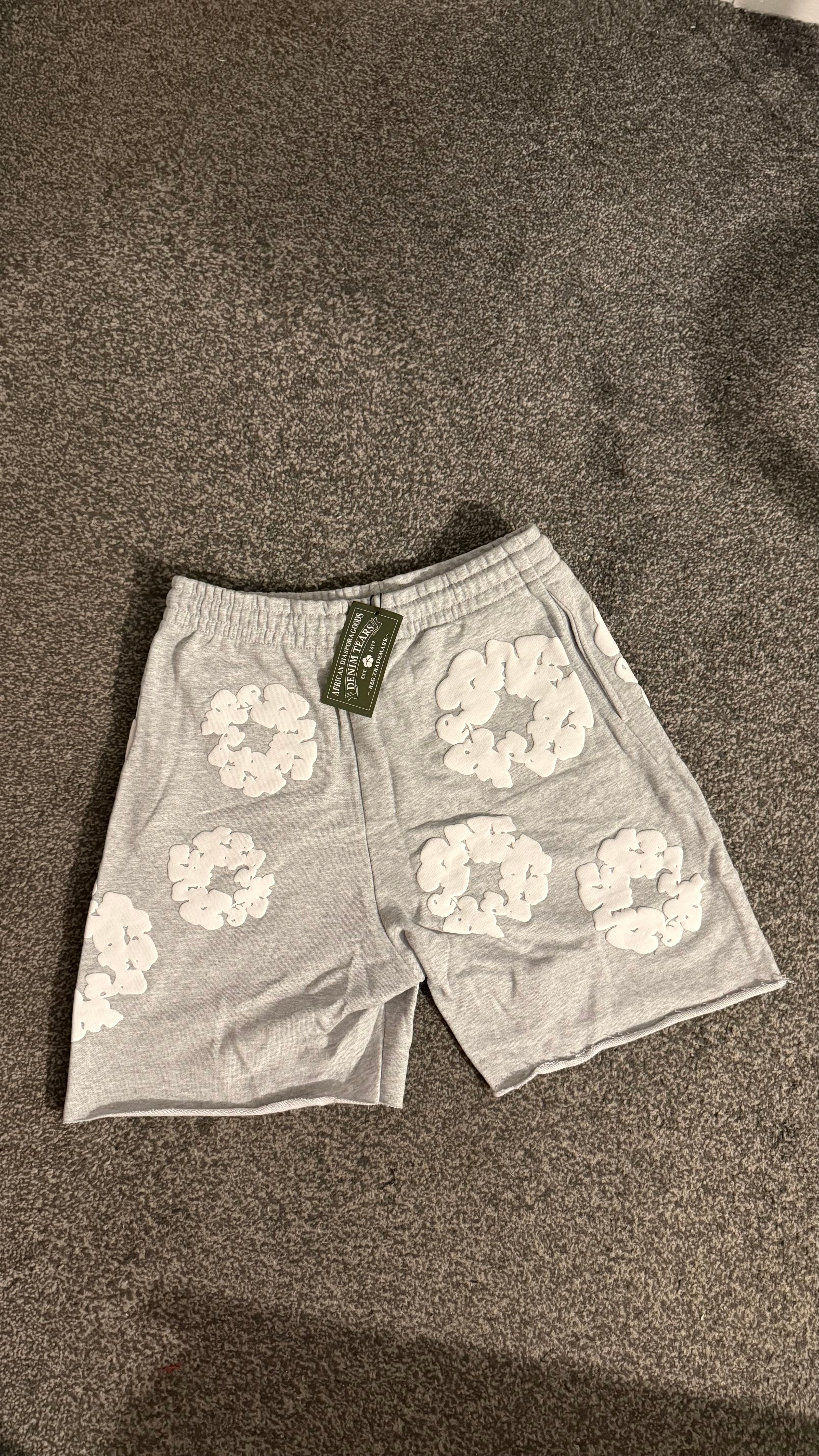 DENIM TEARS SHORTS GREY