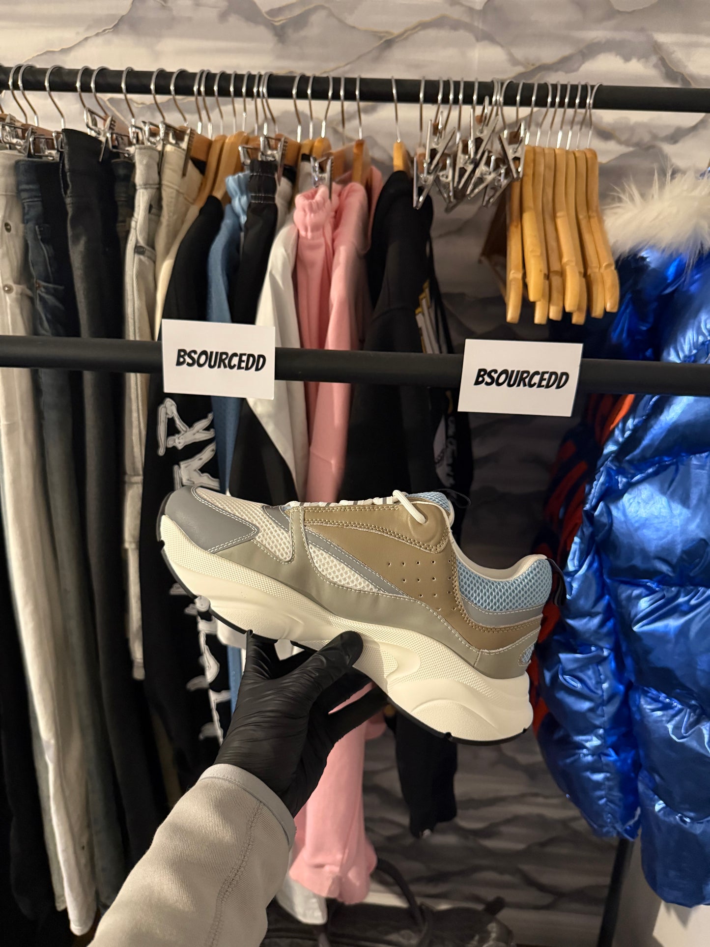 DIOR B22 SKY BLUE AND GREY