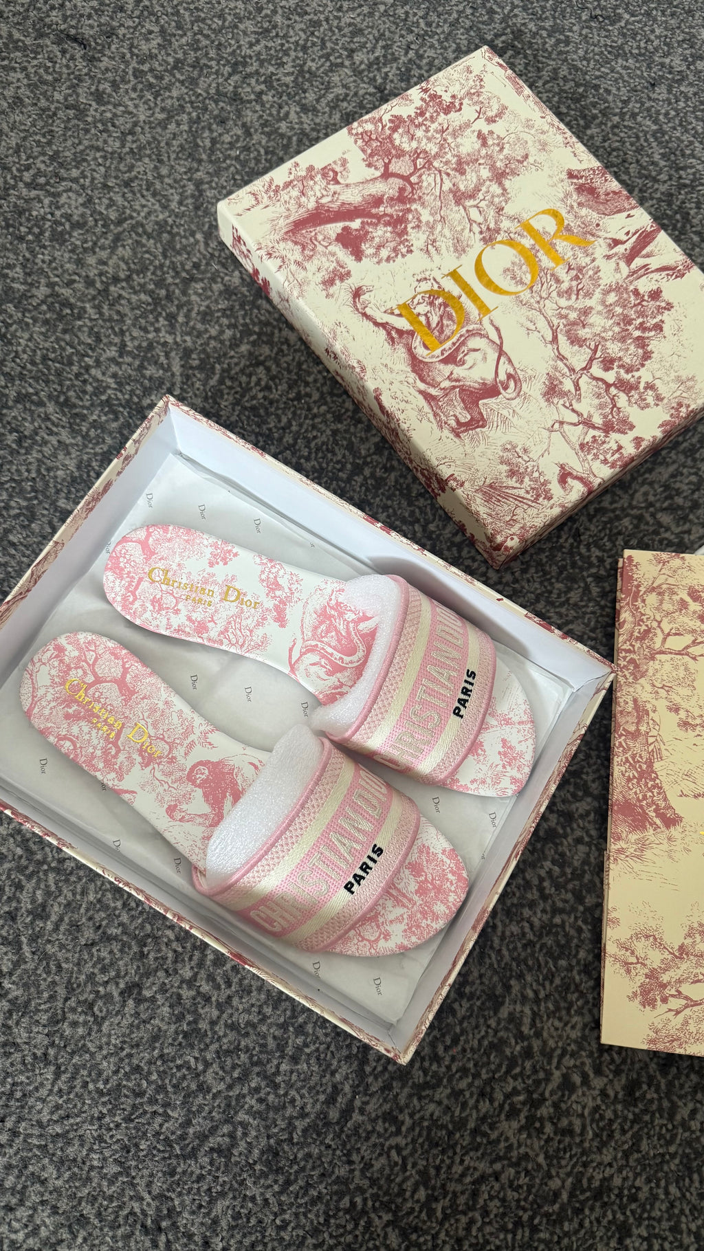 LADIES DIOR SLIDES