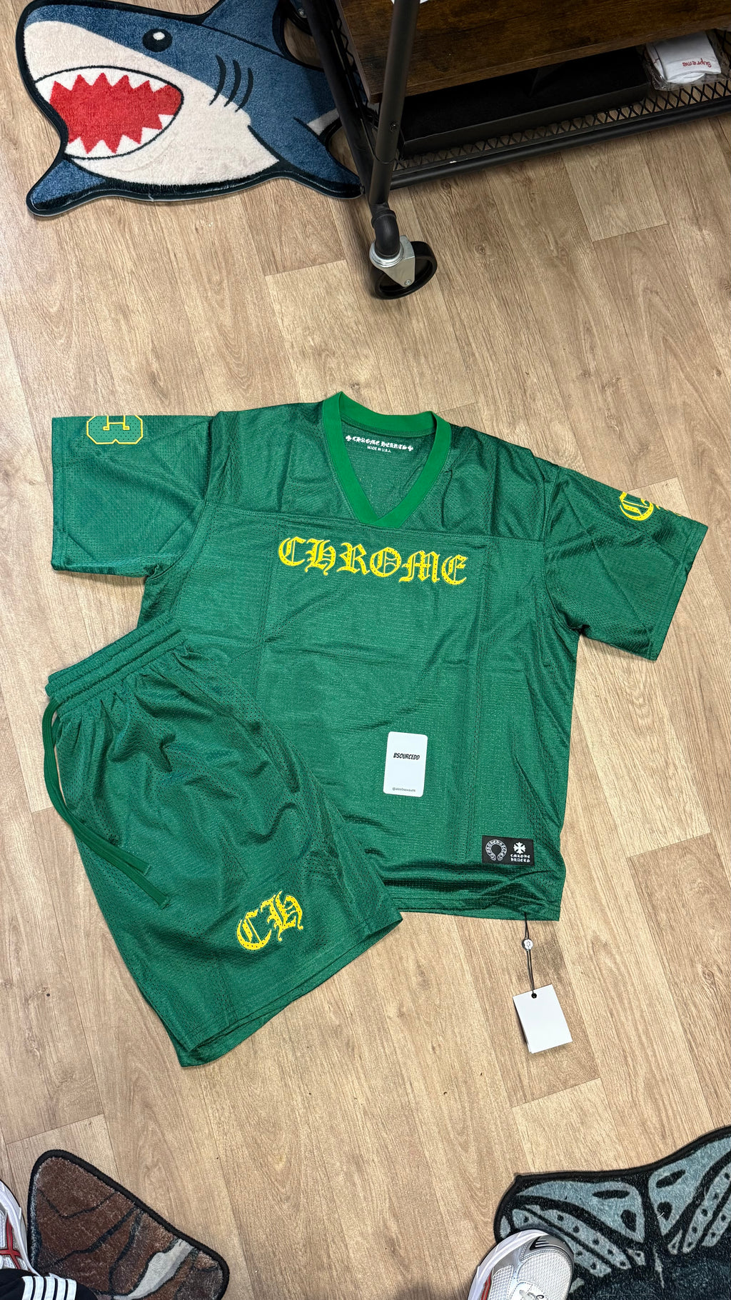 CHROME HEARTS SHORTS SET