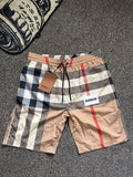 BURBERRY CHECK SWIM SHORTS