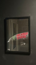 THE WORLD IS YOURS A2 GLASSED FRAME