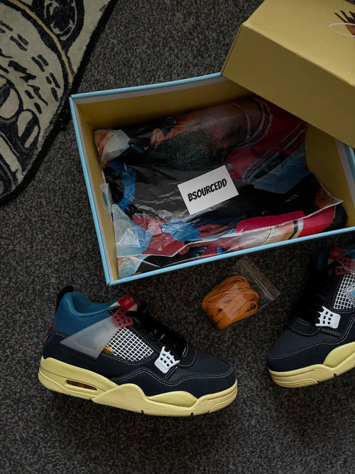 AIR JORDAN 4 RETRO UNION OFF NOIR