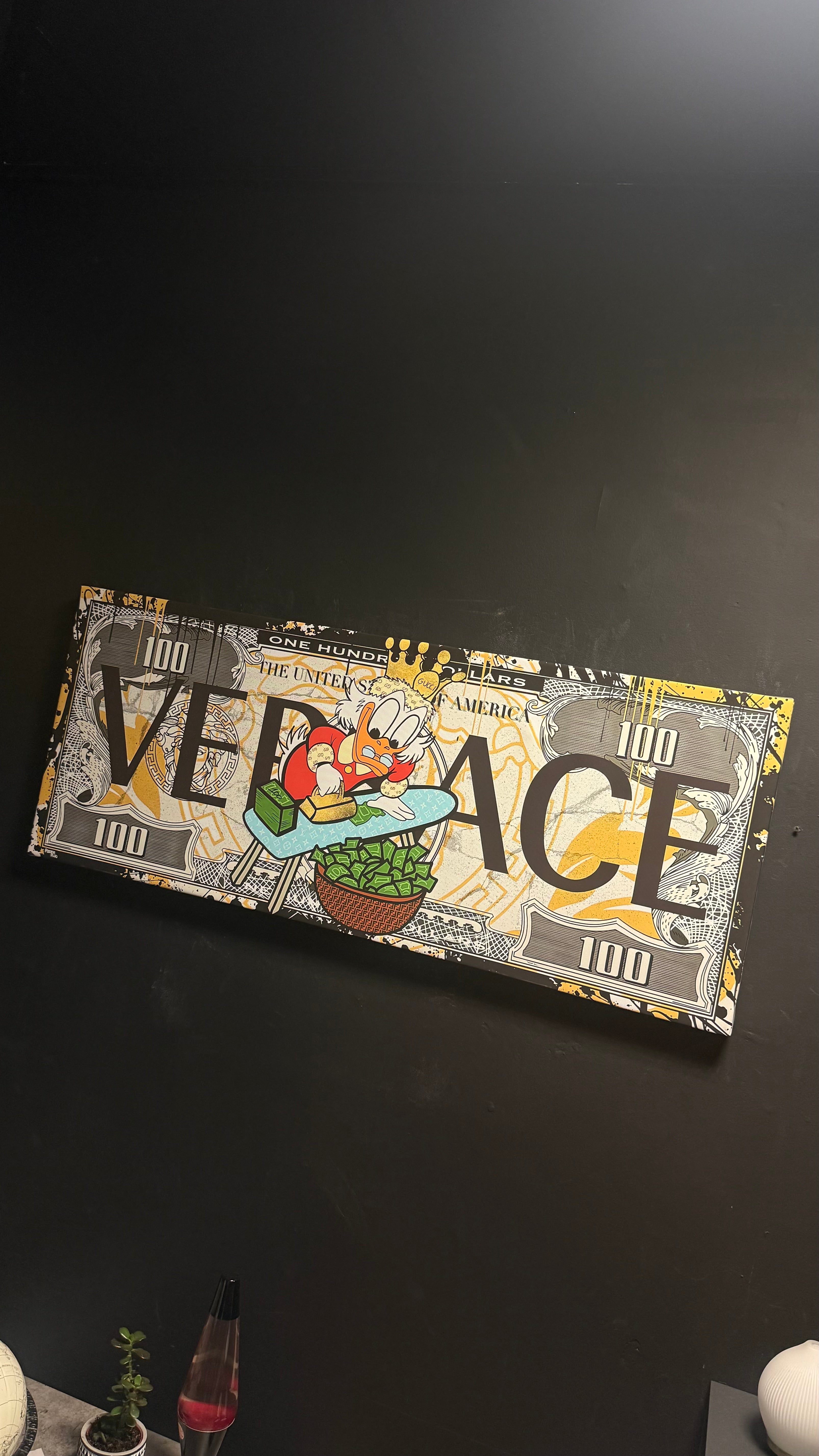 MONEY ART PANORAMIC CANVAS